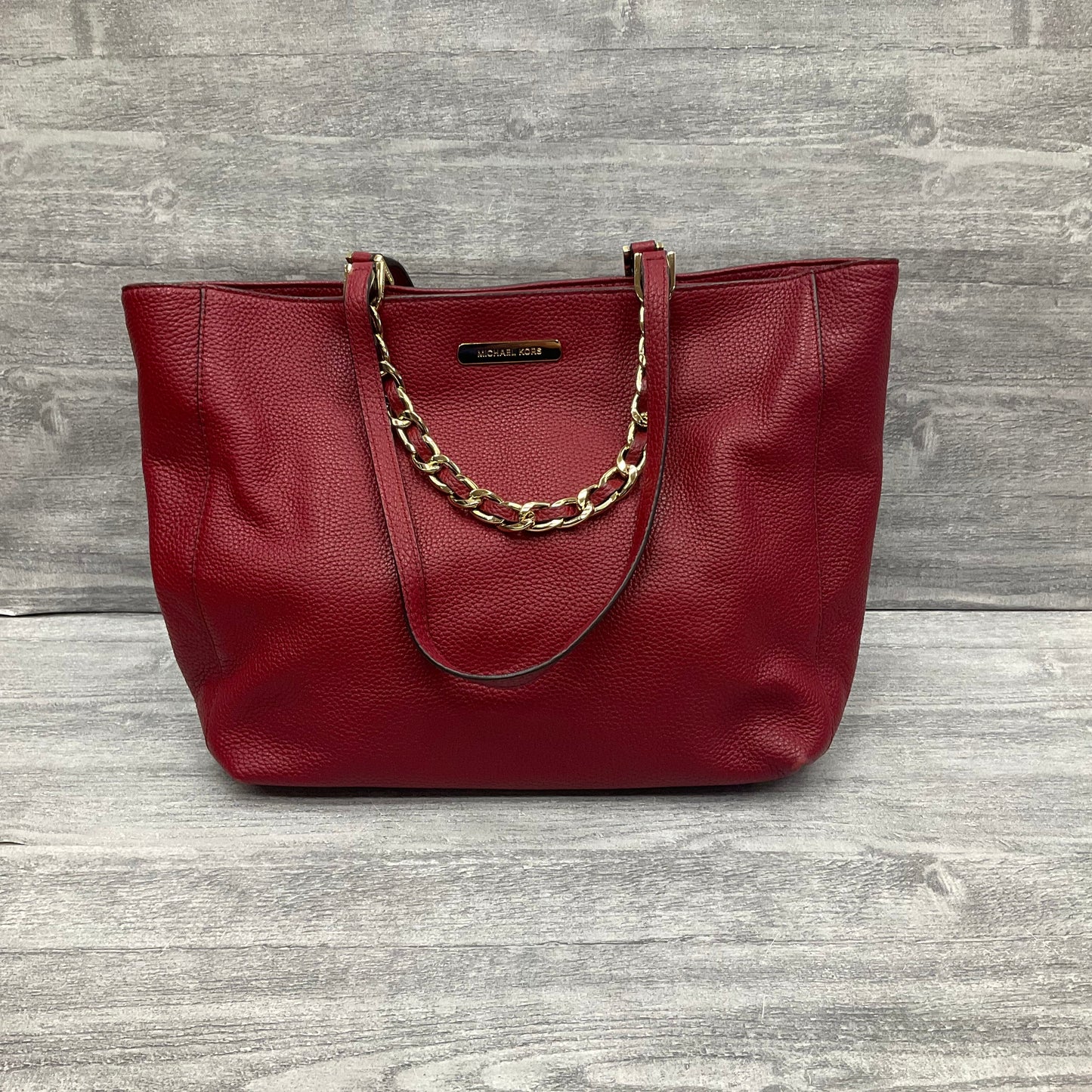 Tote Leather By Michael By Michael Kors, Size: Medium