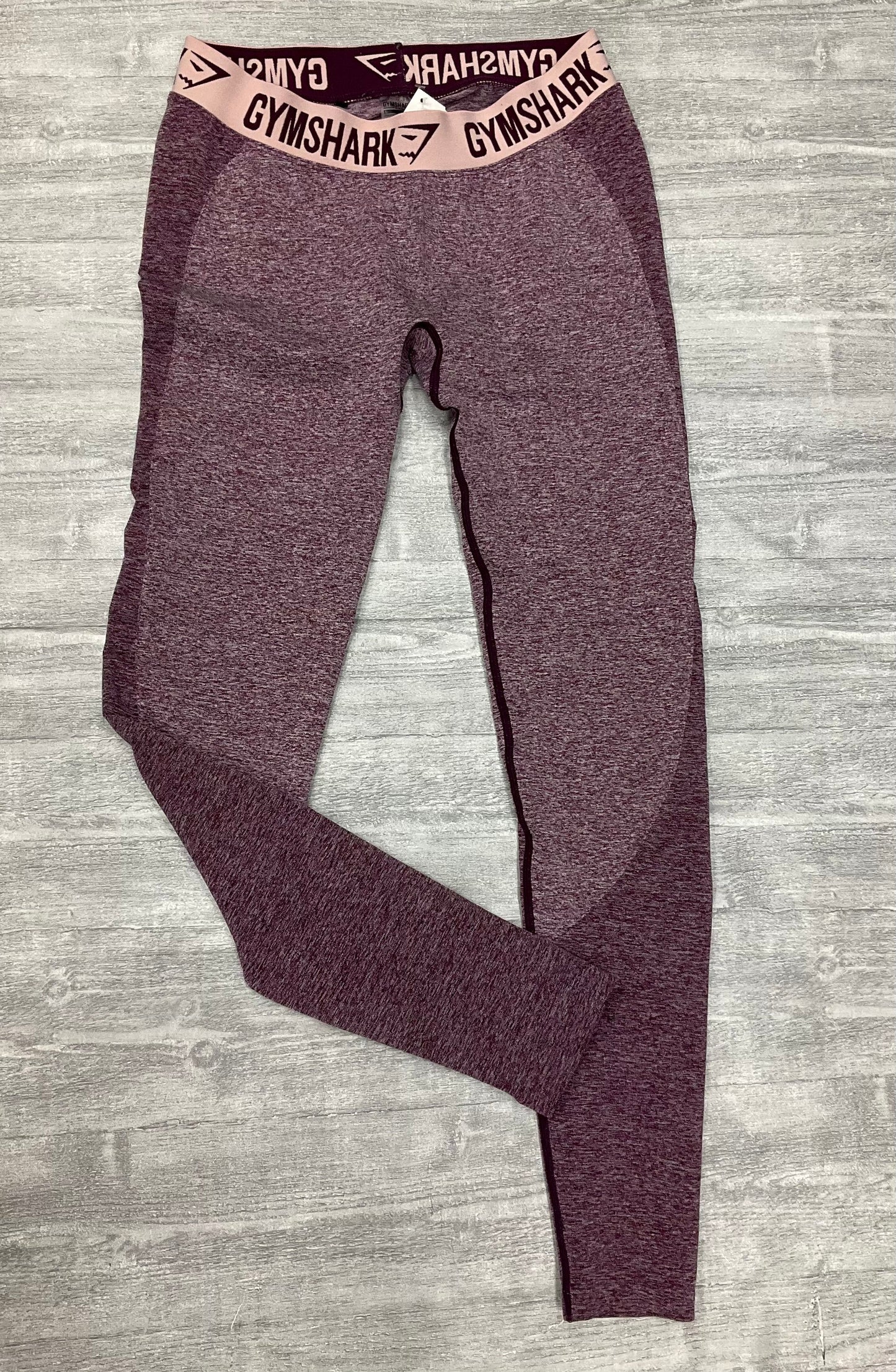 Athletic Capris By Gym Shark In Maroon, Size: L