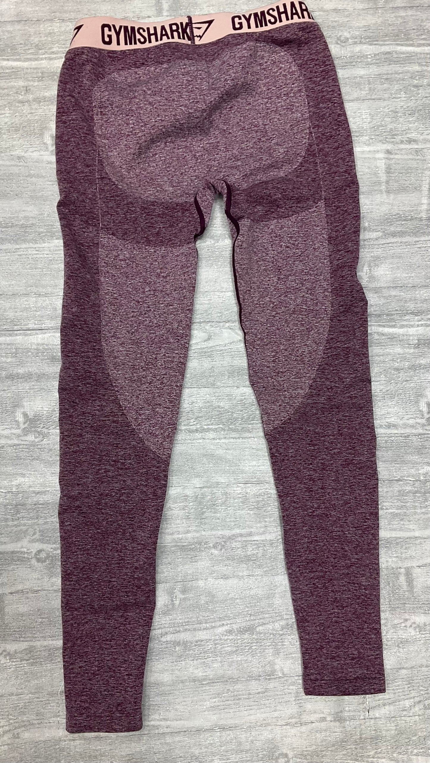 Athletic Capris By Gym Shark In Maroon, Size: L