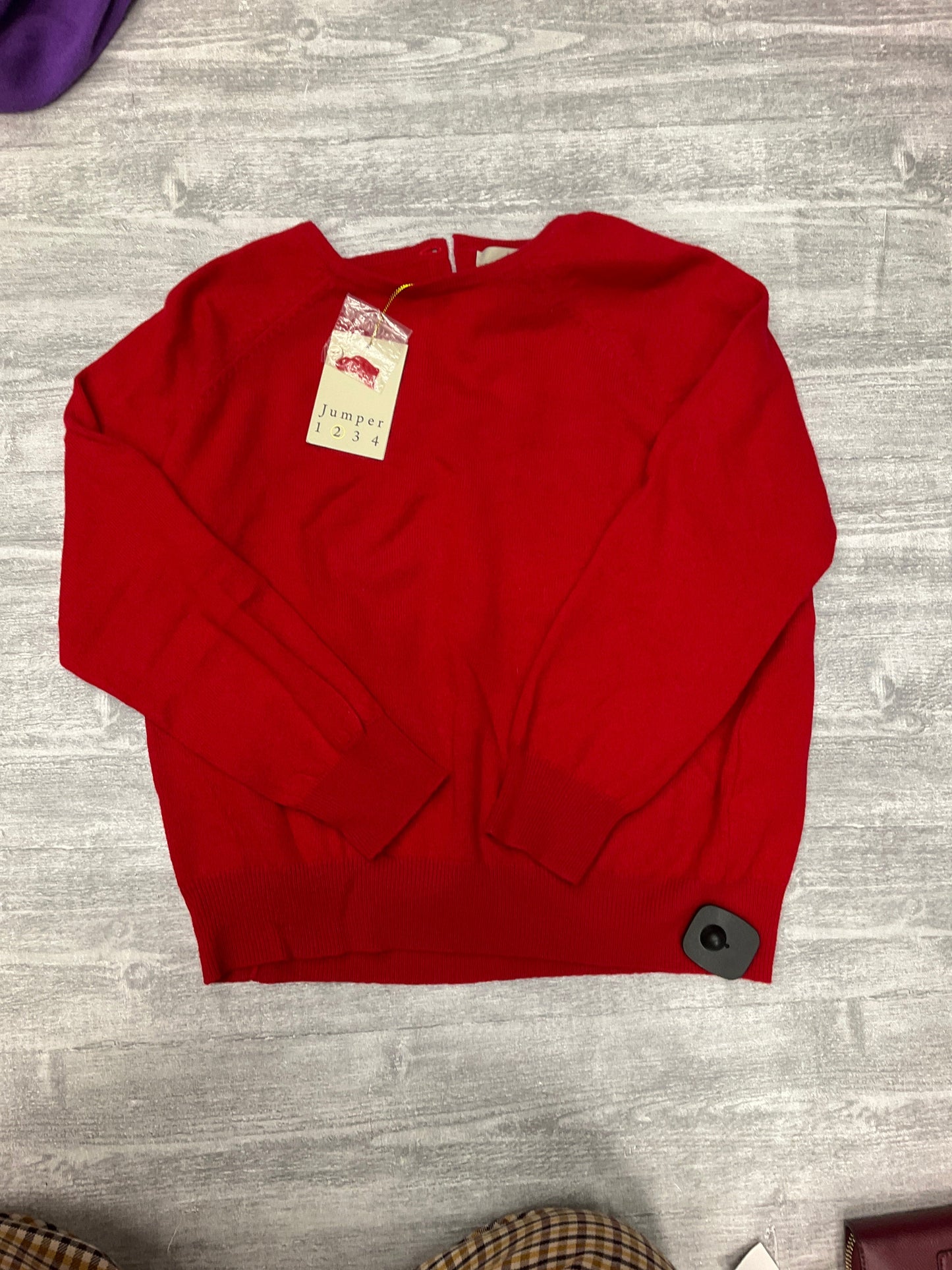 Sweater Cashmere By Clothes Mentor In Red, Size: 2