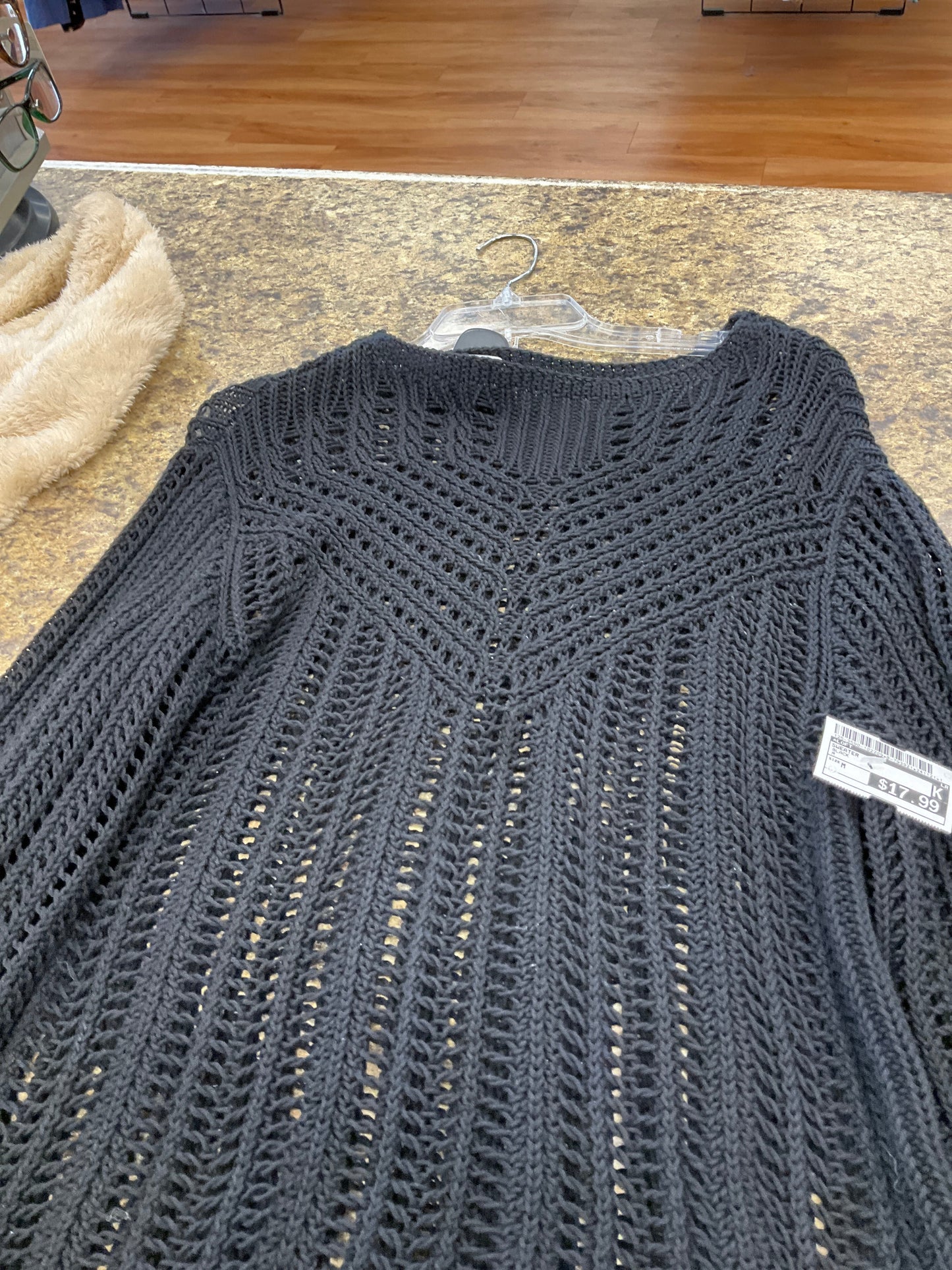 Sweater By Loft In Black, Size: M