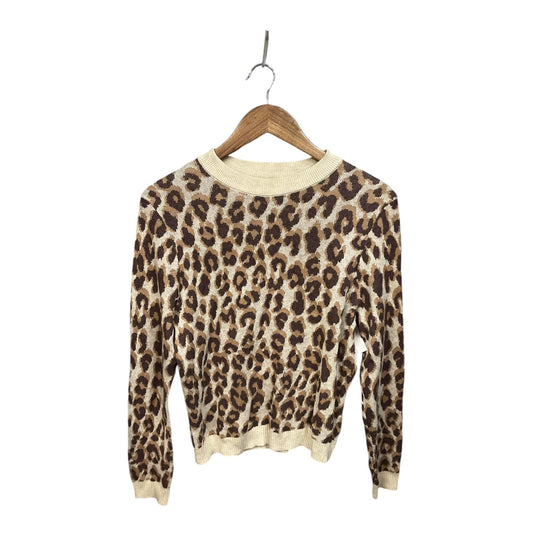 Tunic Long Sleeve By A New Day In Animal Print, Size: Xs