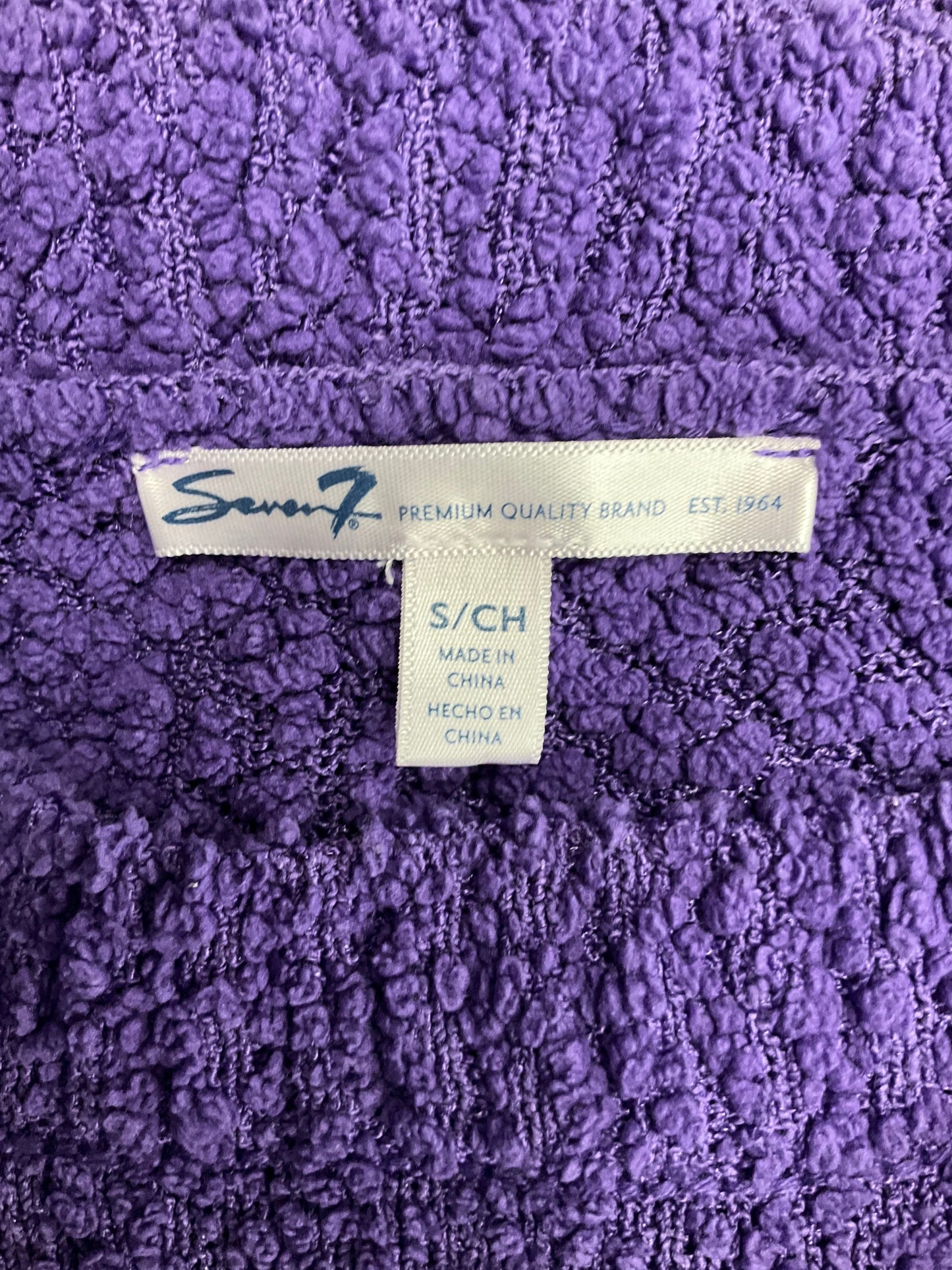 Purple Sweater Seven 7, Size S