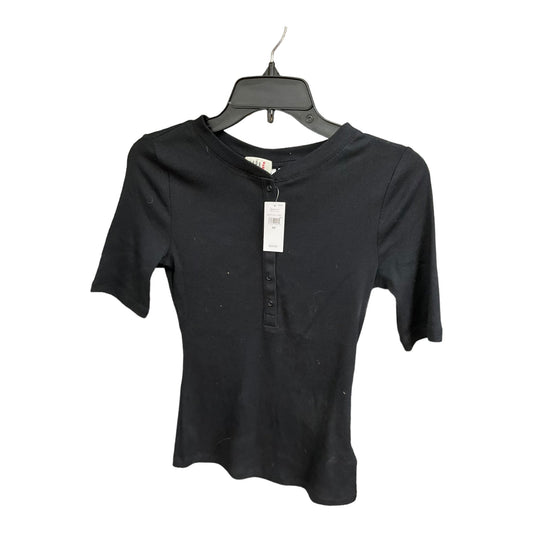 Black Top Short Sleeve Basic Gap, Size Xs