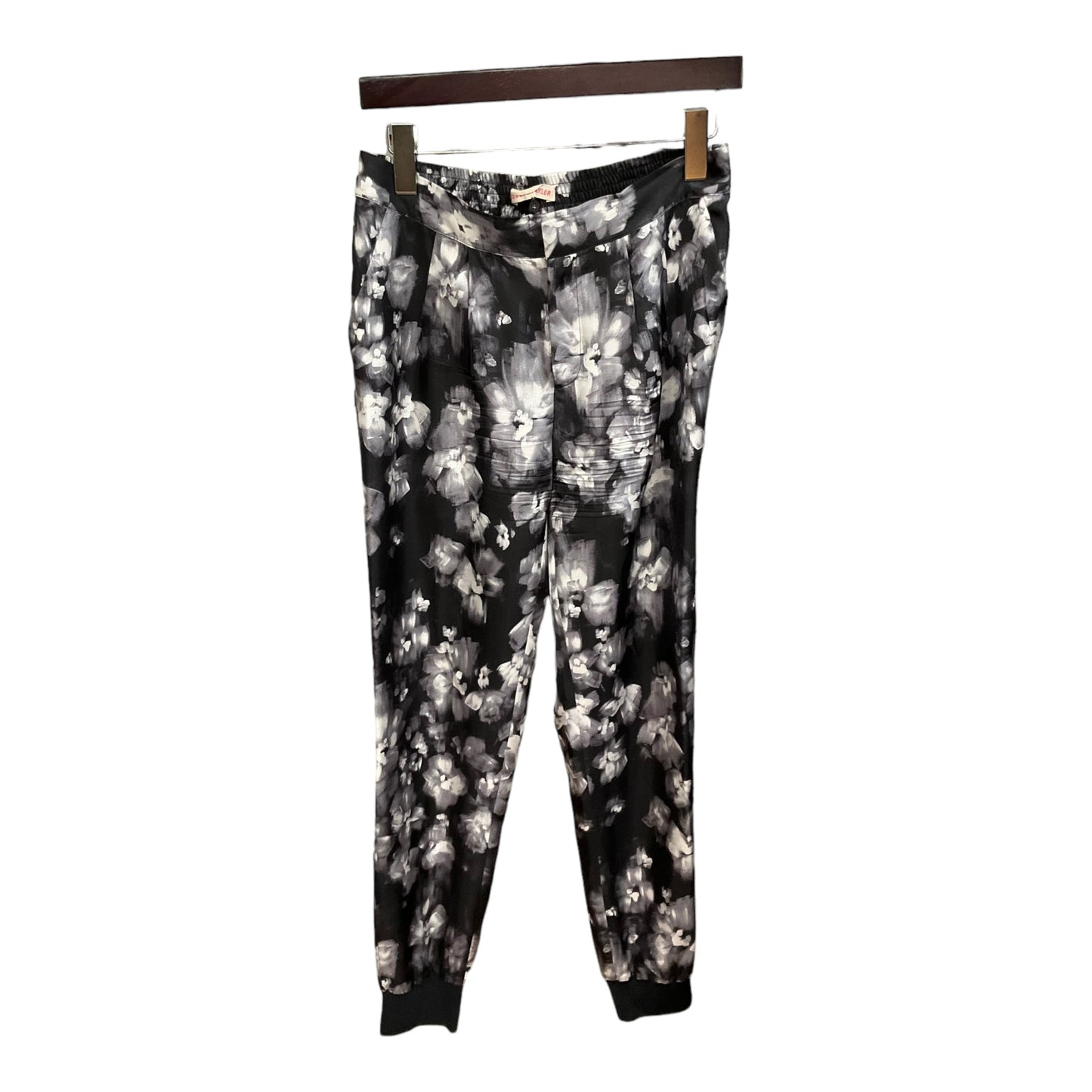 Pants Joggers By Rebecca Taylor In Floral Print, Size: 4