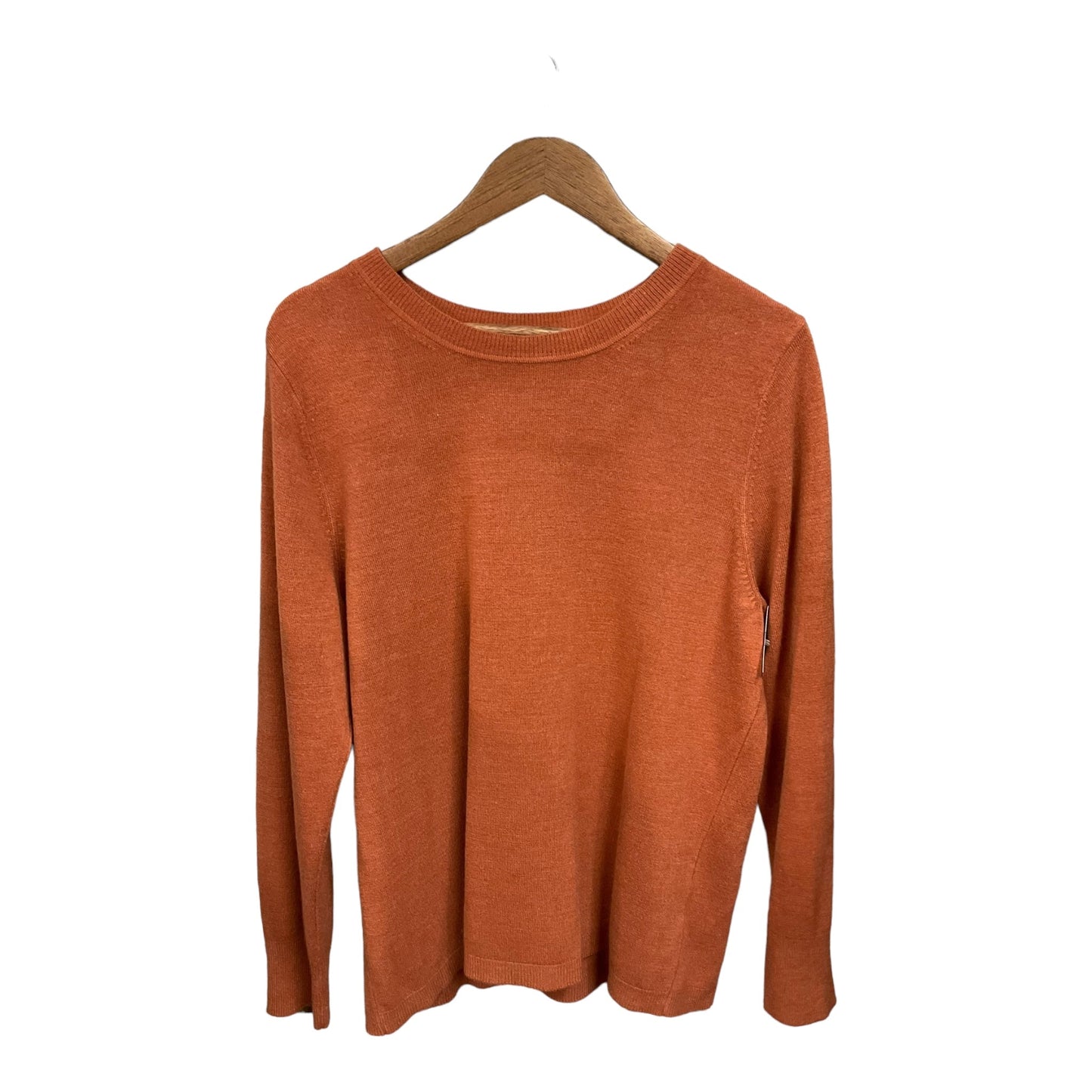 Sweater By Croft And Barrow In Orange, Size: Xxl