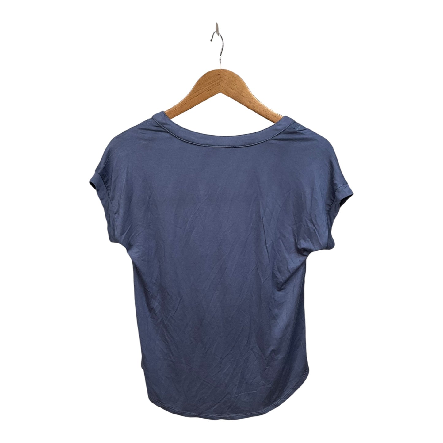 Top Short Sleeve By Cable And Gauge In Blue, Size: S