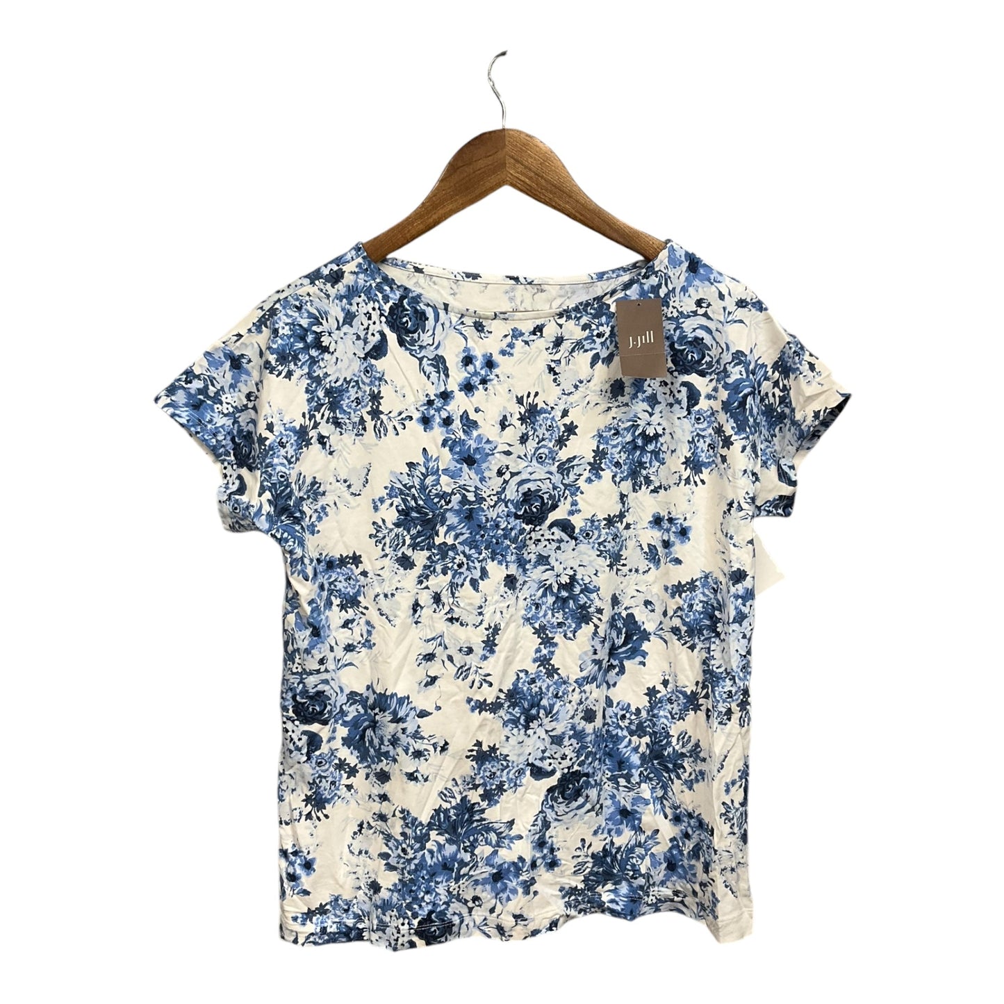 Top Sleeveless By J. Jill In Floral Print, Size: S