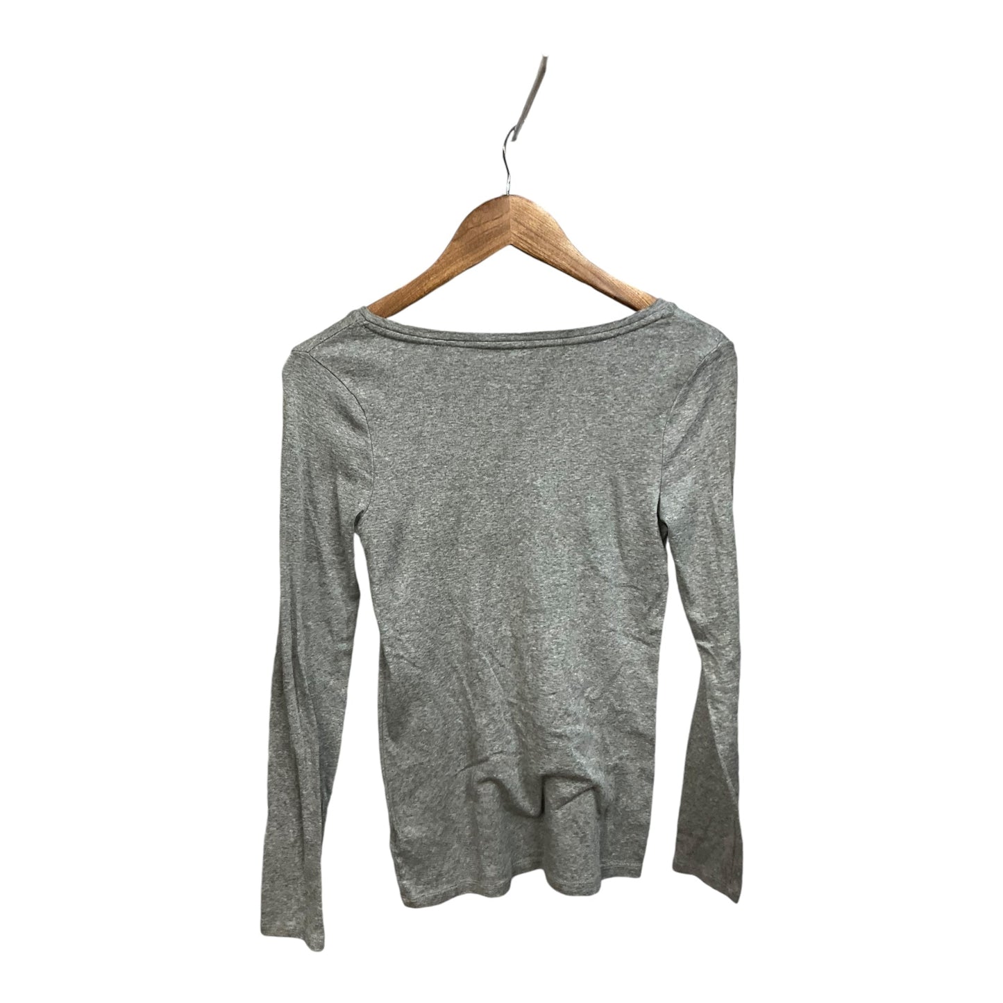 Top Long Sleeve By A New Day In Grey, Size: Xs