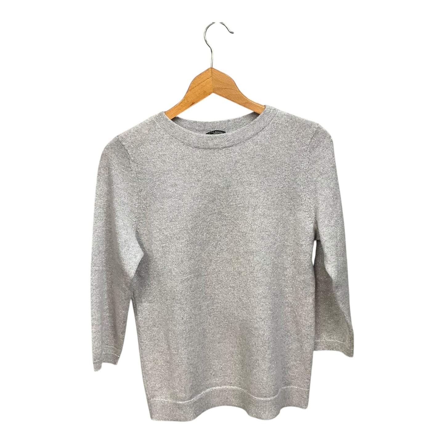 Sweater By Talbots In Grey, Size: M