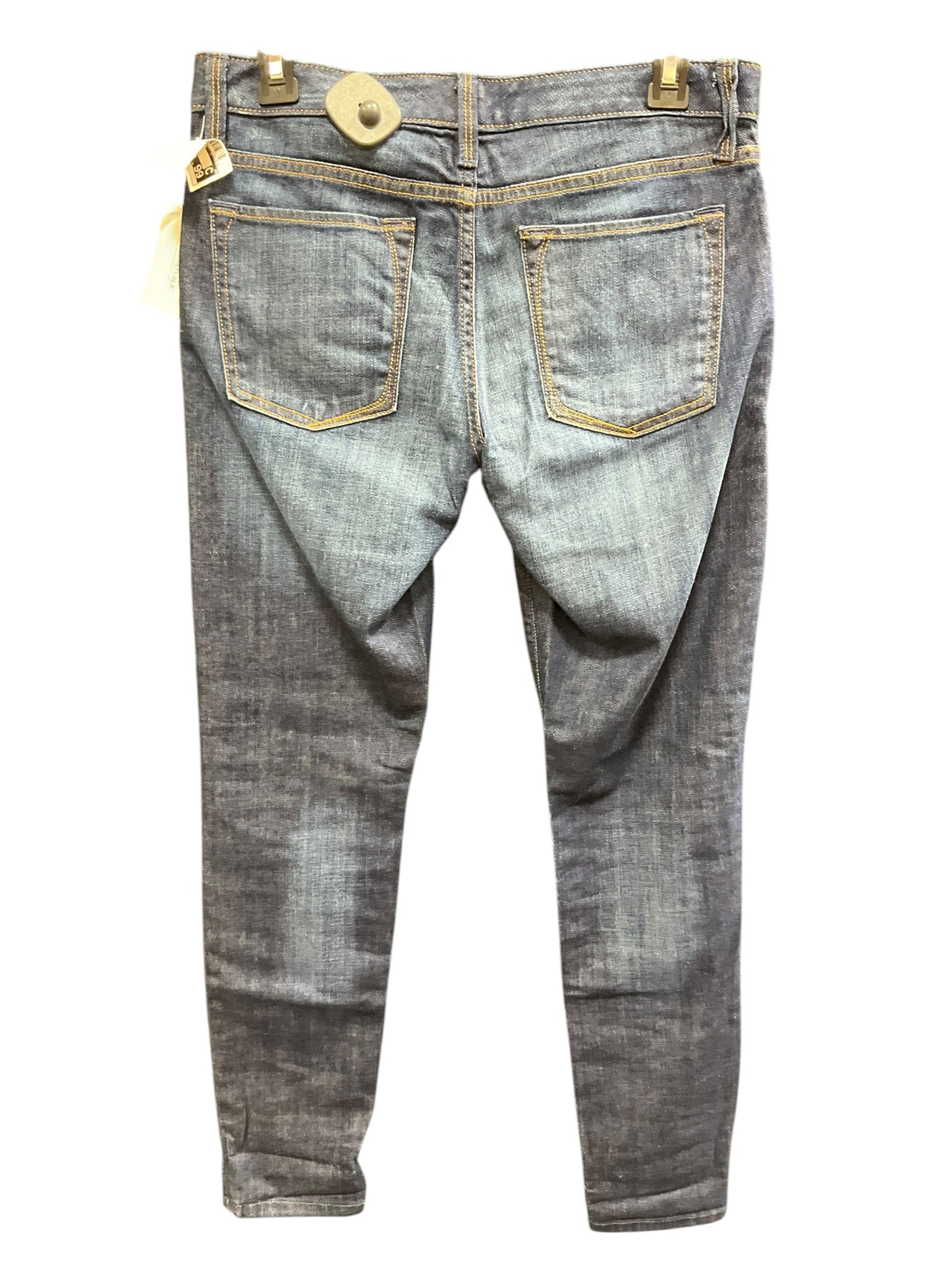 Jeans Skinny By Banana Republic In Blue Denim, Size: 6