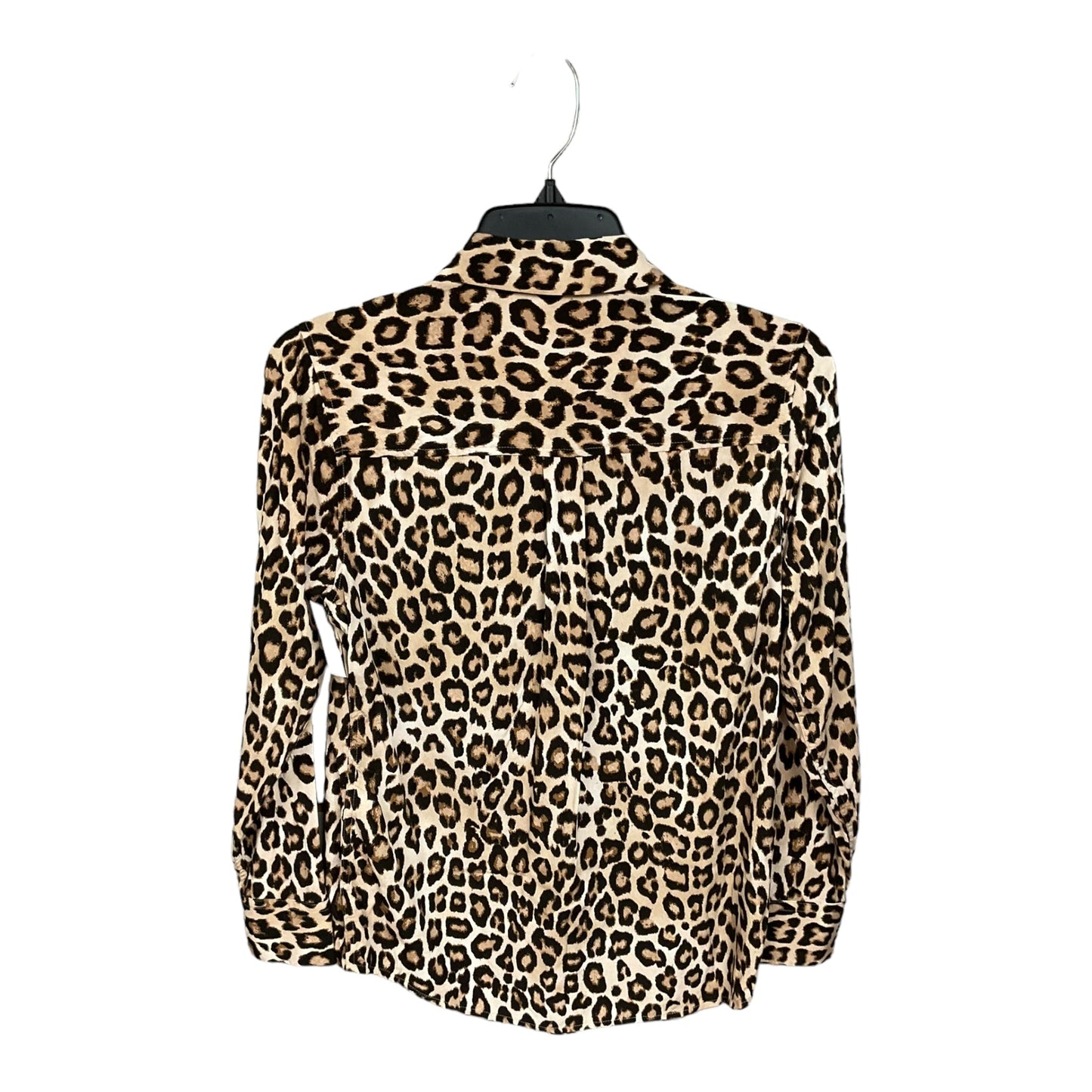 Animal Print Blouse Long Sleeve Chicos, Size S