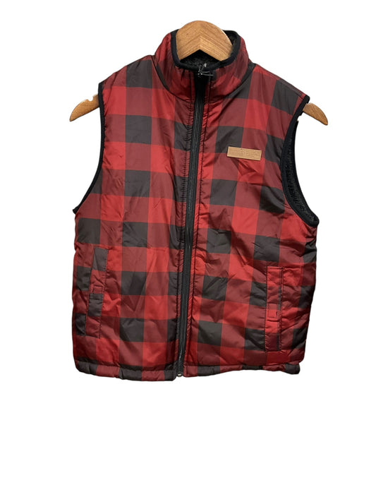 Vest Fleece By Buffalo David Bitton In Checkered Pattern, Size: M