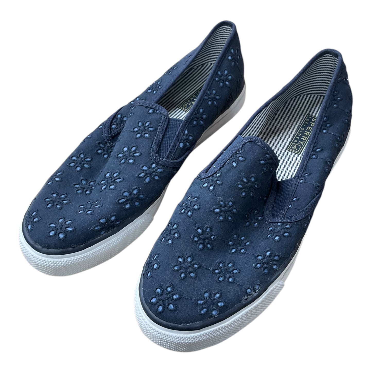 Shoes Flats By Sperry In Blue, Size: 9.5