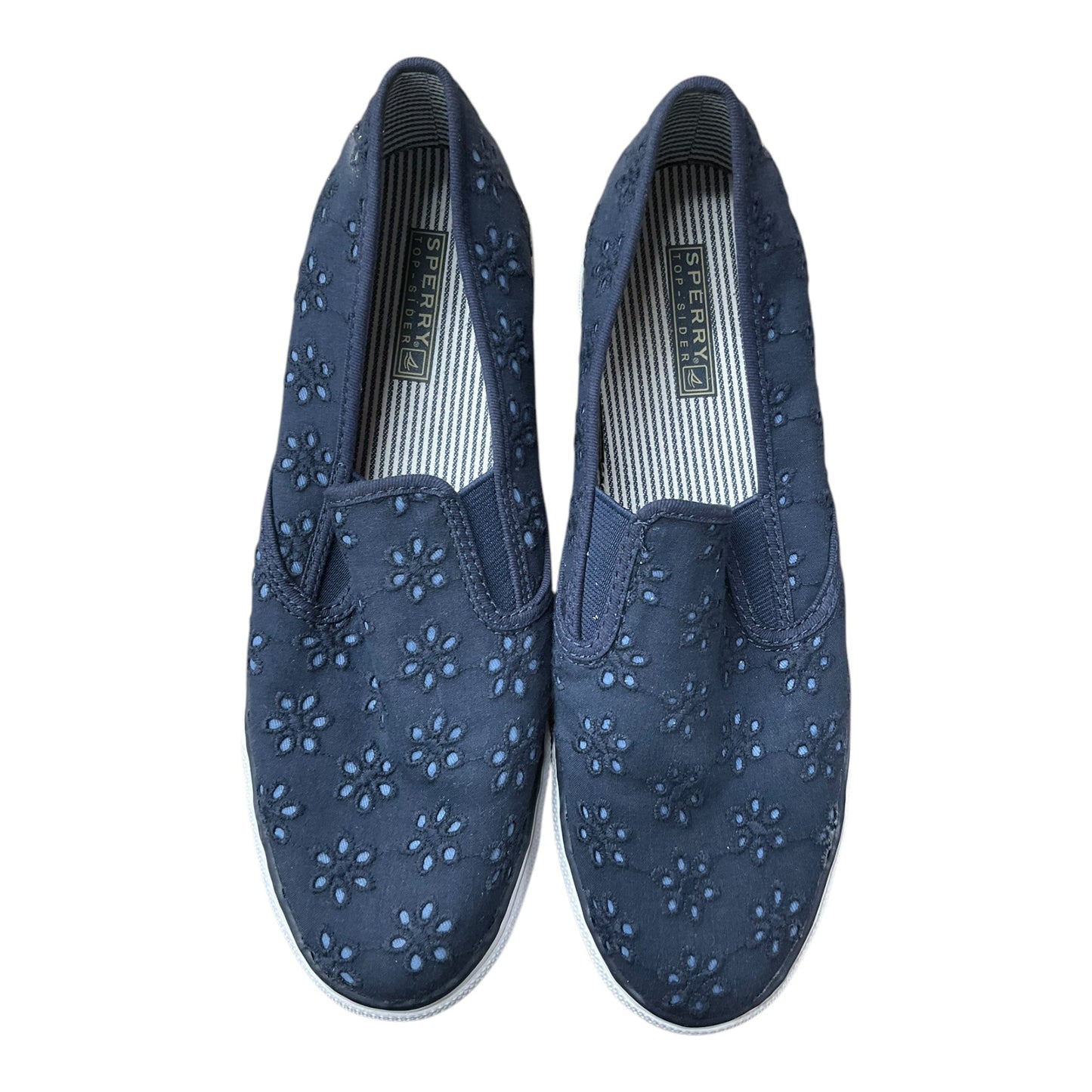 Shoes Flats By Sperry In Blue, Size: 9.5