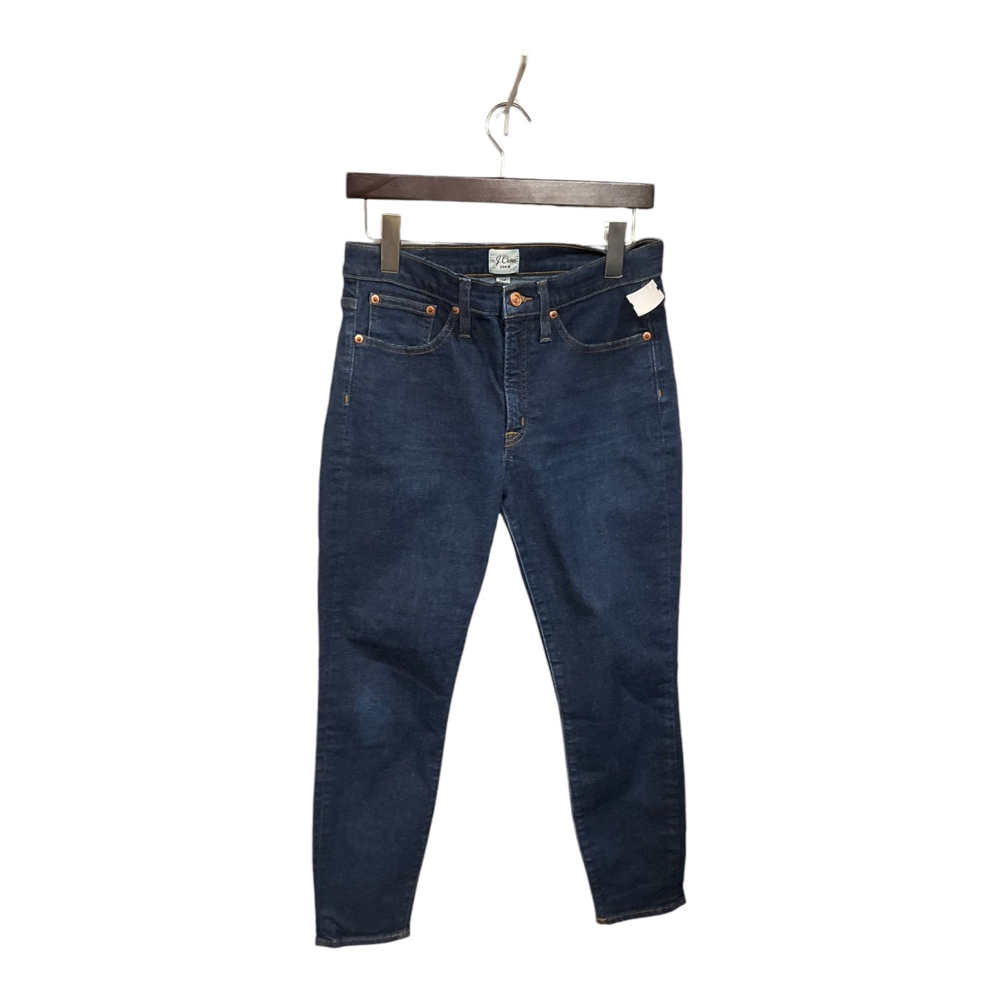 Jeans Skinny By J. Crew In Blue Denim, Size: 6