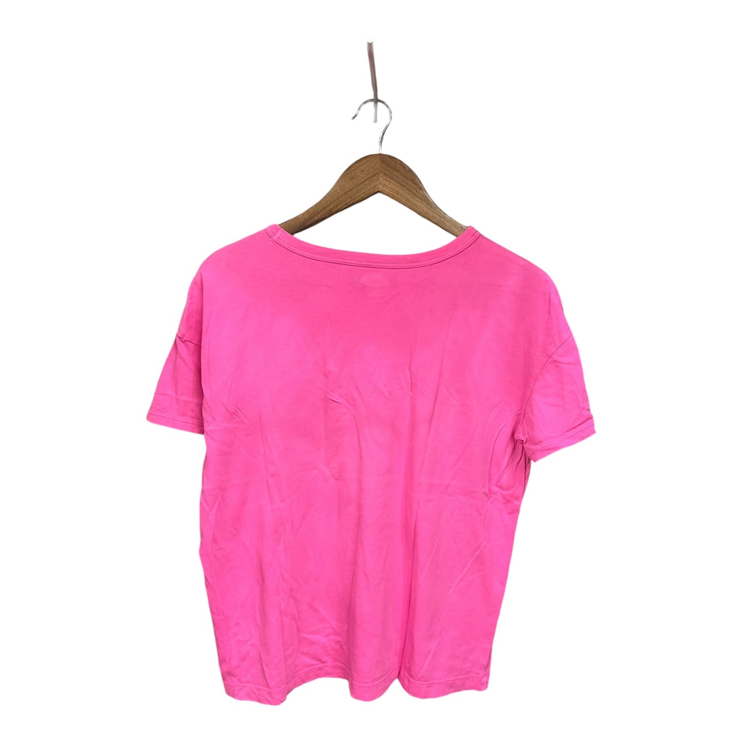 Top Short Sleeve Basic By Old Navy In Pink, Size: M