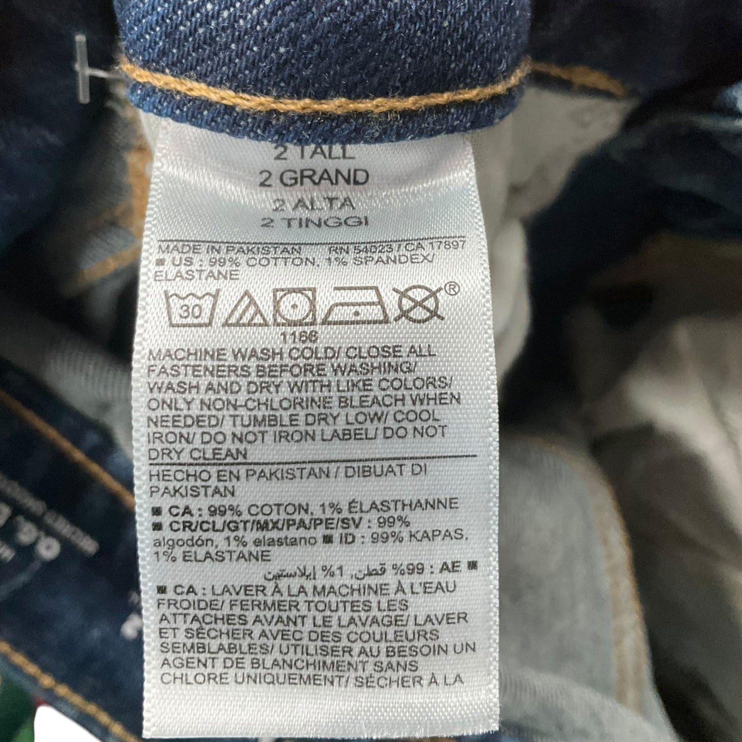 Jeans Straight By Old Navy In Blue Denim, Size: 2