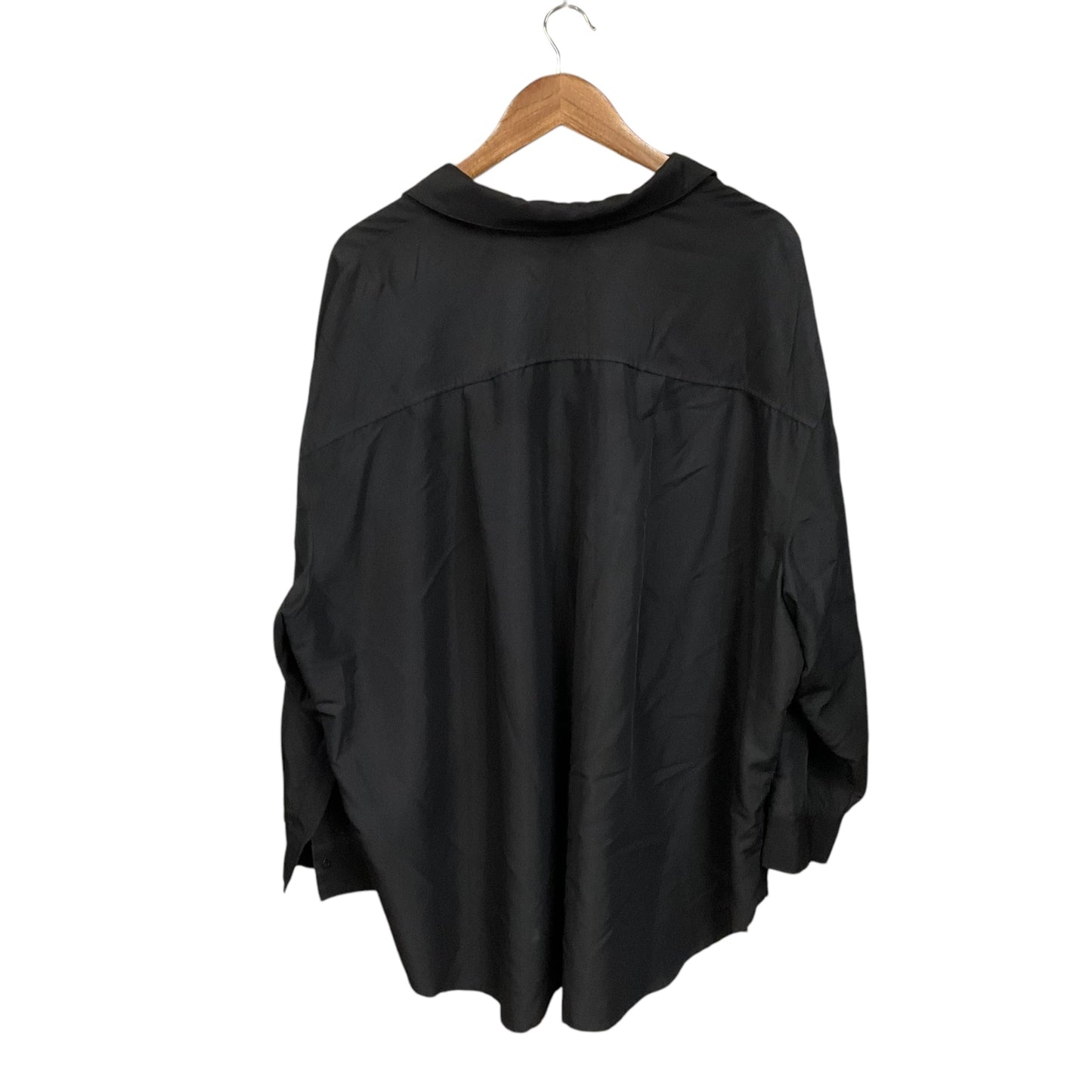 Blouse Long Sleeve By Old Navy In Black, Size: 3x