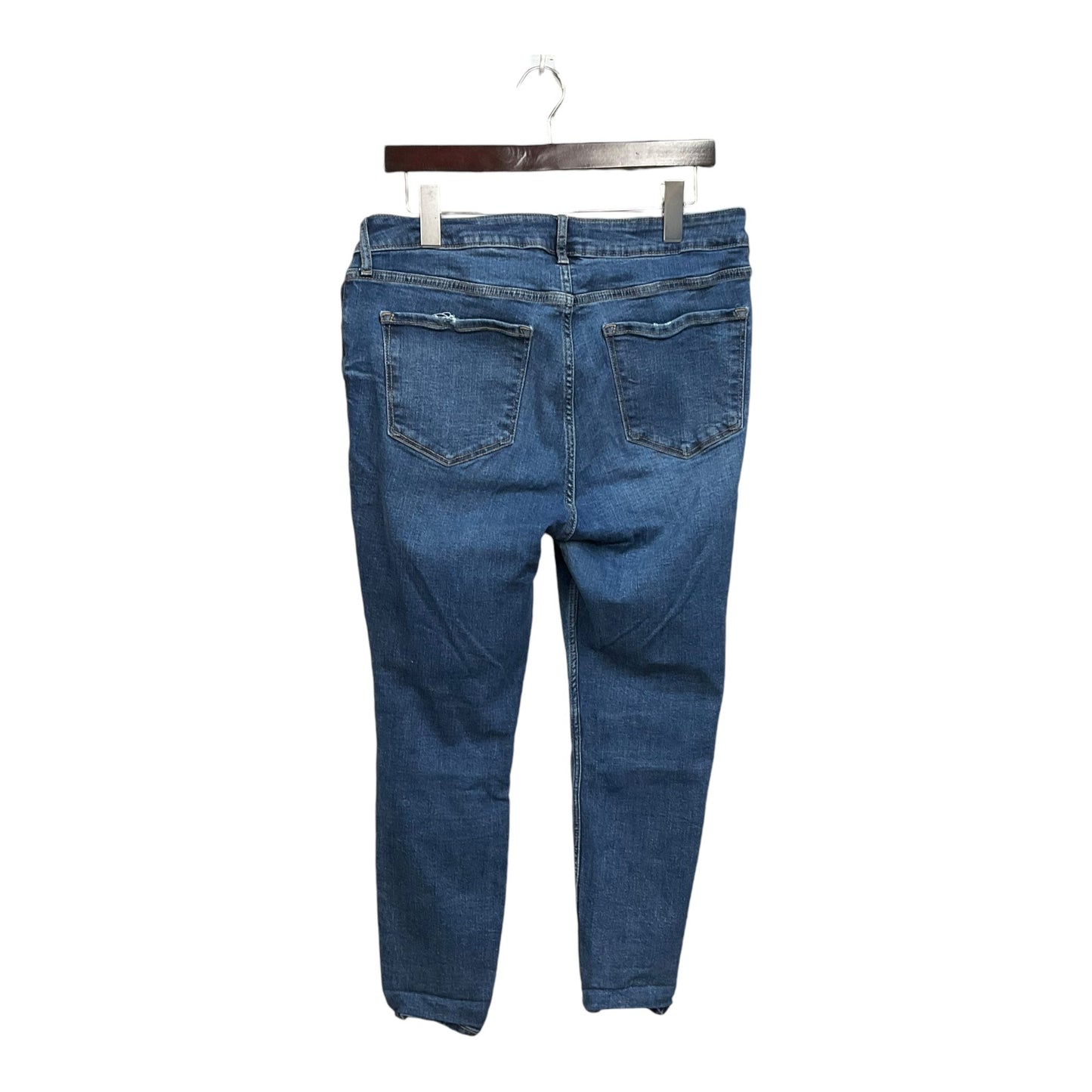 Jeans Skinny By Old Navy In Blue Denim, Size: 14