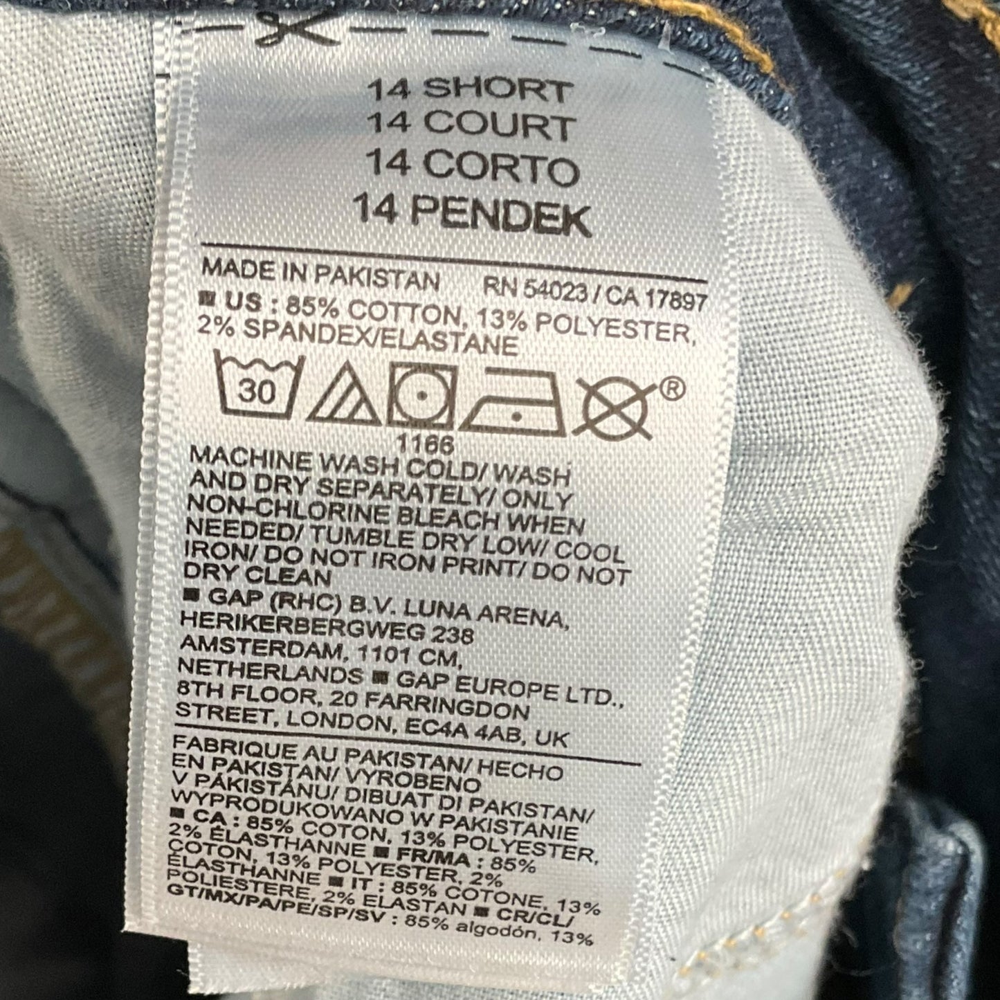 Jeans Skinny By Old Navy In Blue Denim, Size: 14