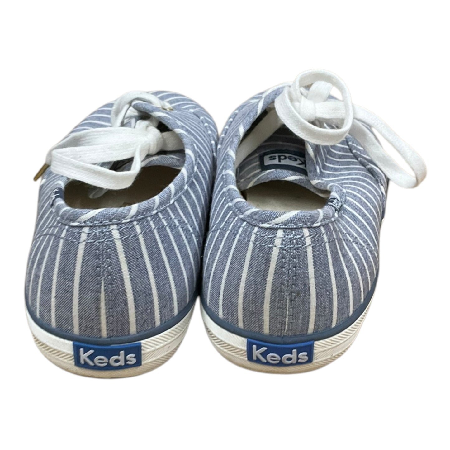 Shoes Flats By Keds In Blue & White, Size: 9