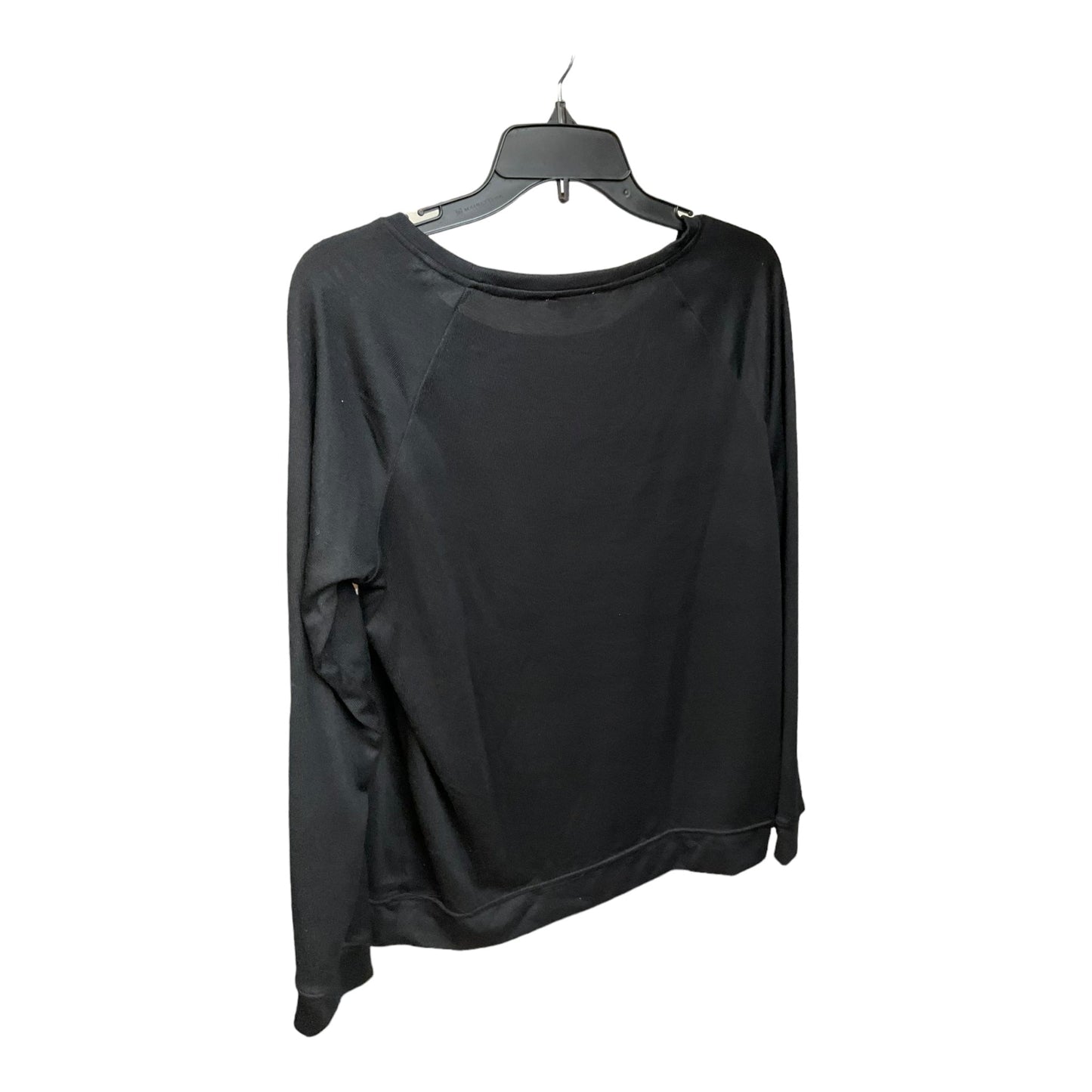 Black Top Long Sleeve Basic Betsey Johnson, Size M