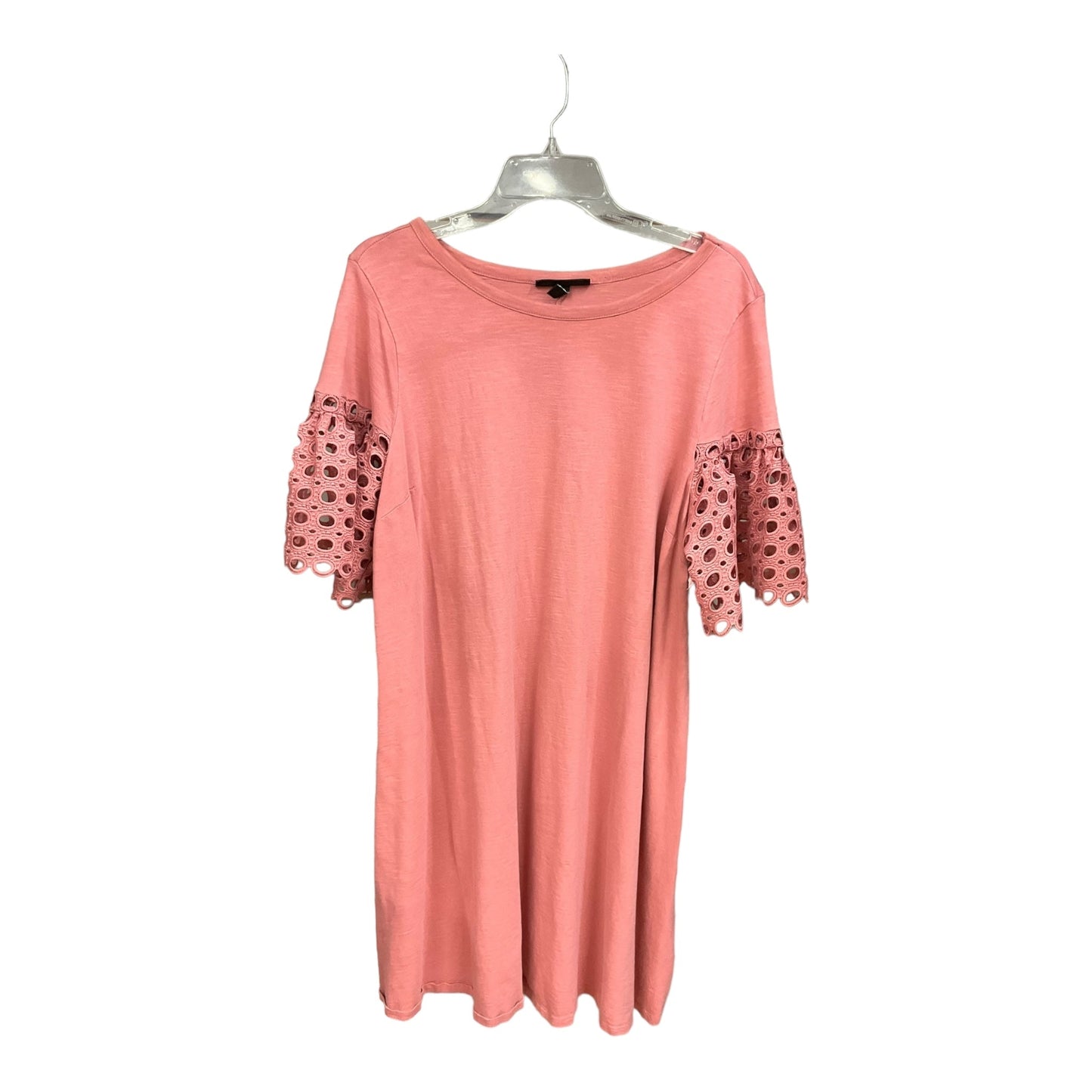 Pink Dress Casual Midi Lane Bryant, Size 2x