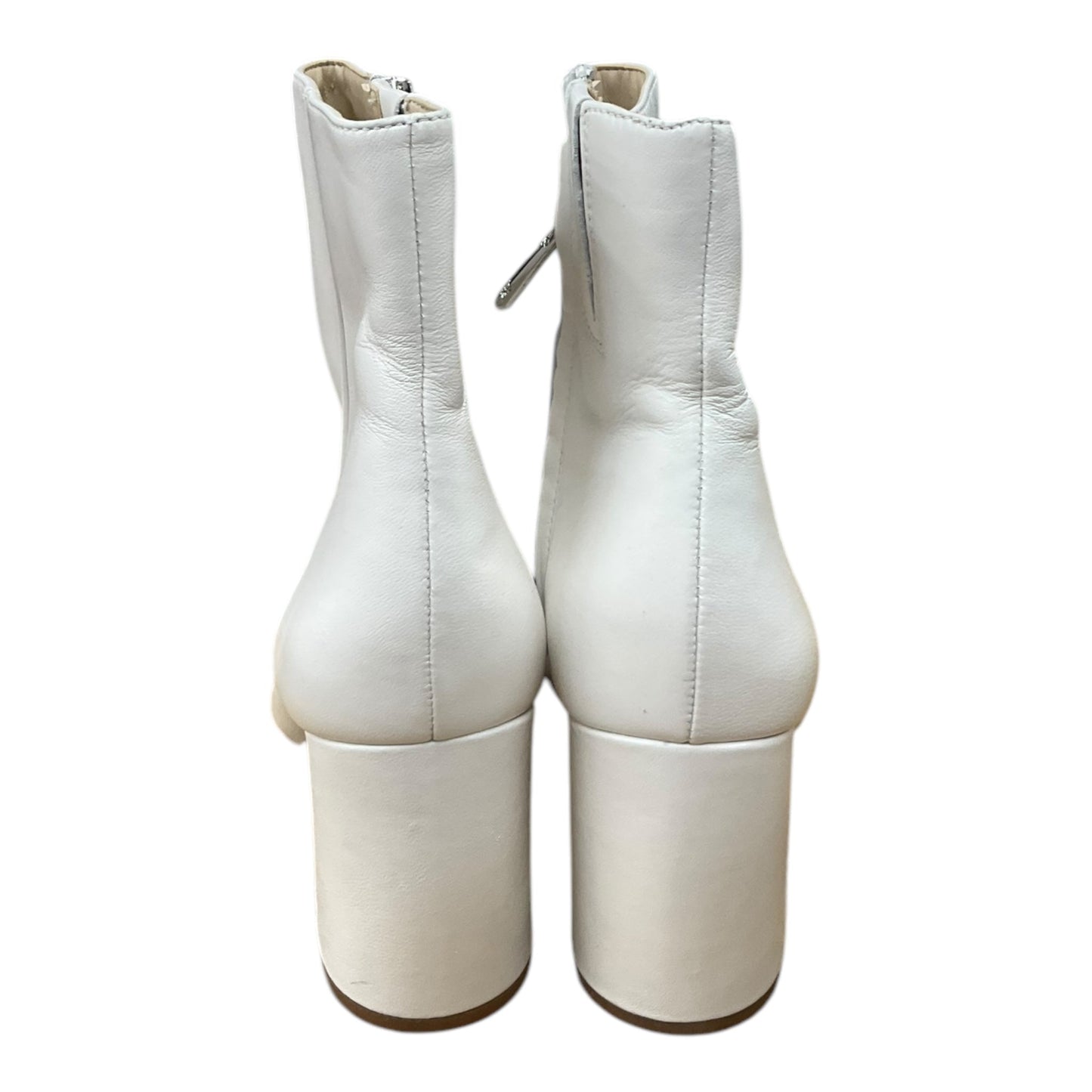 Boots Ankle Heels By Sam Edelman In White, Size: 8.5