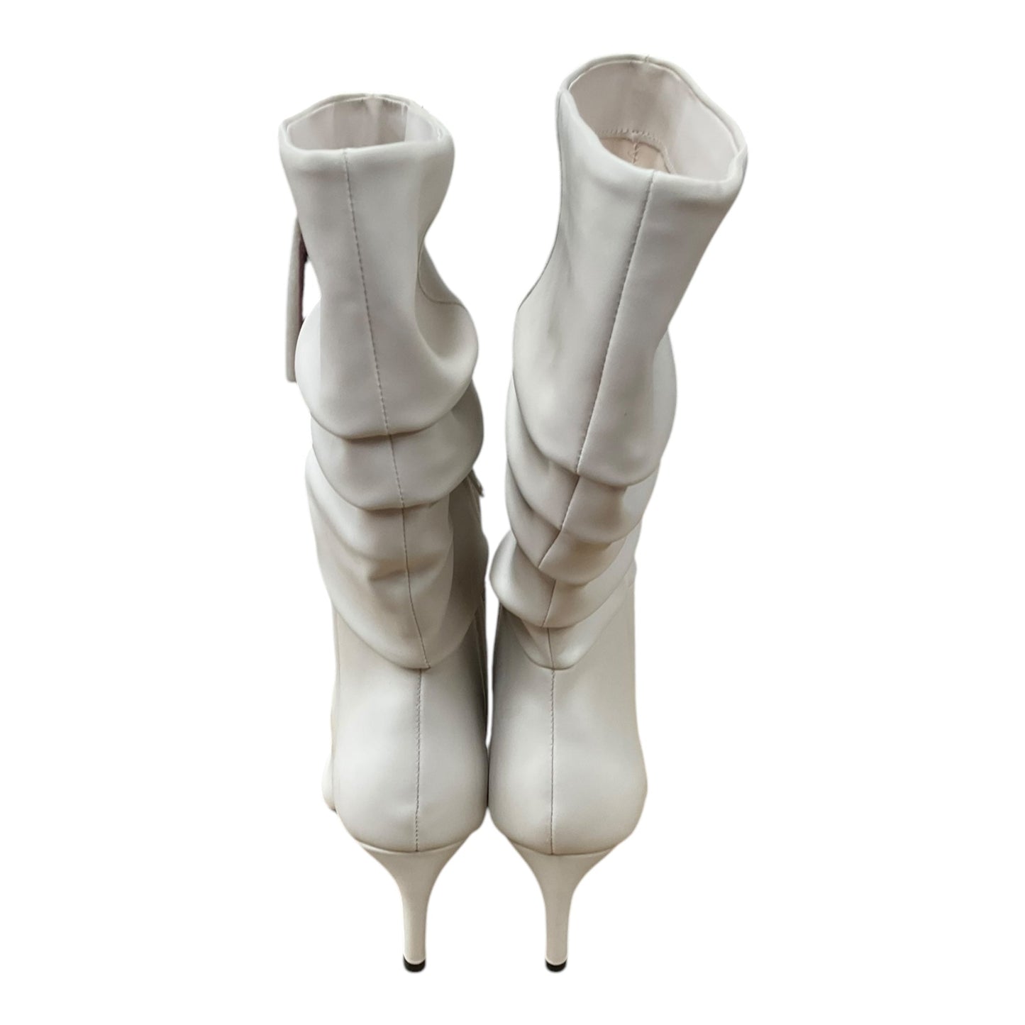 Boots Mid-calf Heels By Alfani In Cream, Size: 8