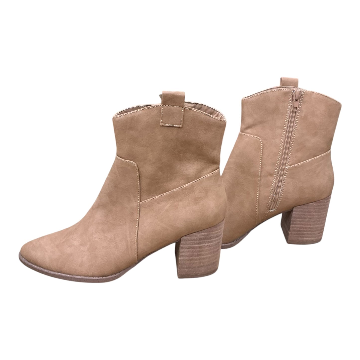 Boots Ankle Heels By Dolce Vita In Beige, Size: 10