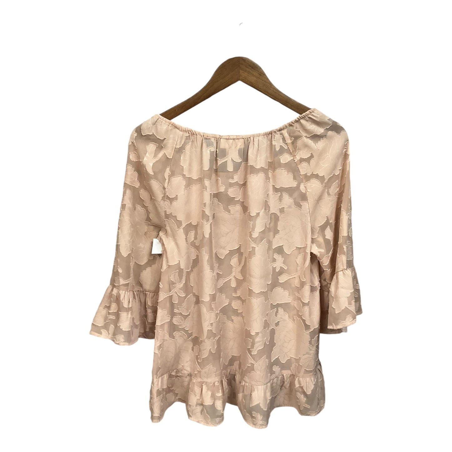 Top 3/4 Sleeve By Style And Company In Pink, Size: M