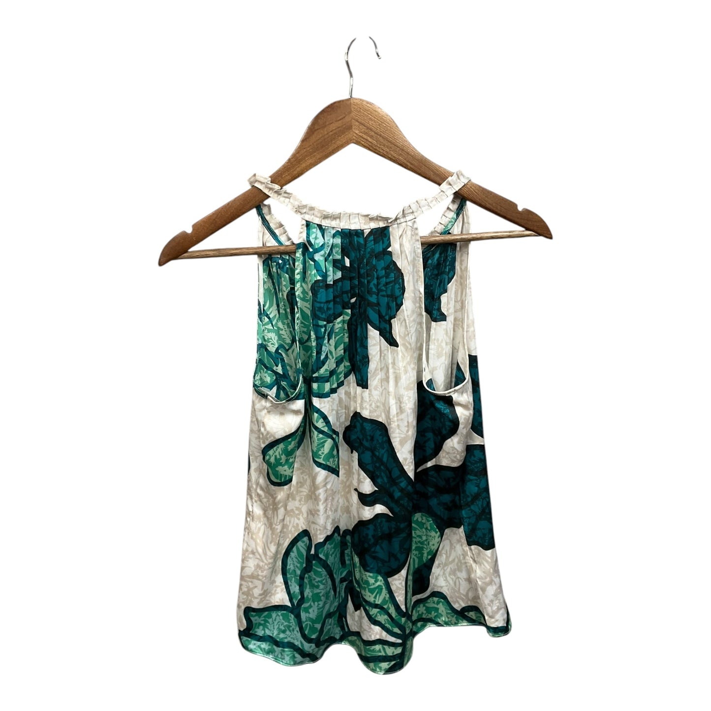 Top Sleeveless By White House Black Market In Floral Print, Size: Xs