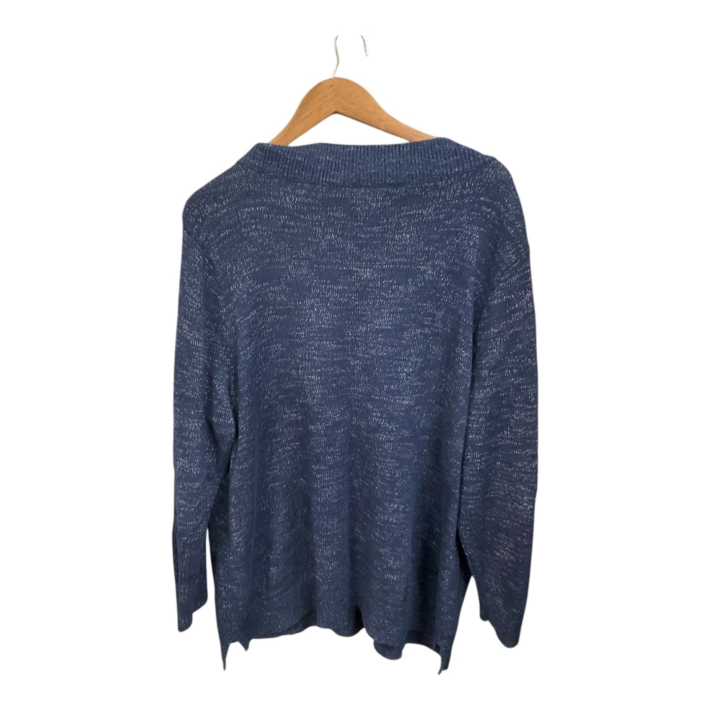 Sweater By Croft And Barrow In Blue, Size: 3x