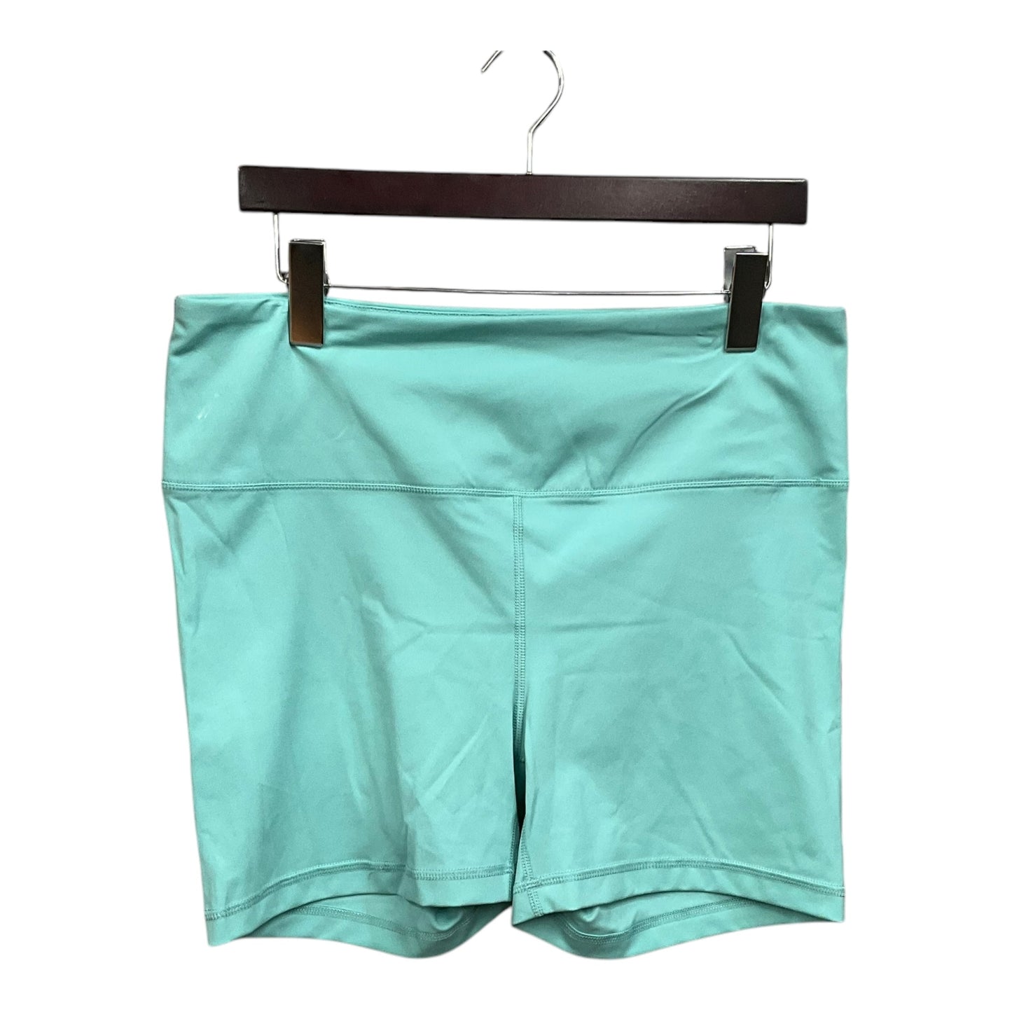 Athletic Shorts By Yogalicious In Teal, Size: Xxl