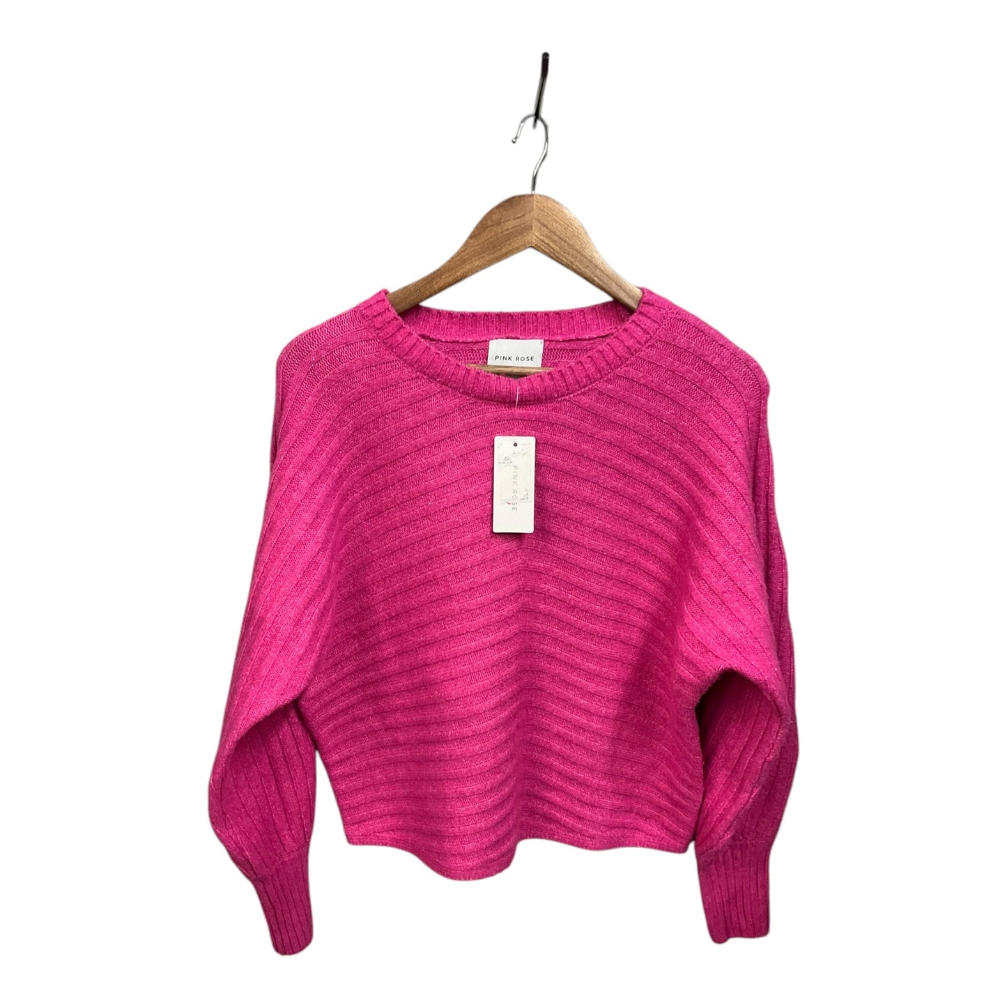 Sweater By Pink Rose In Pink, Size: M