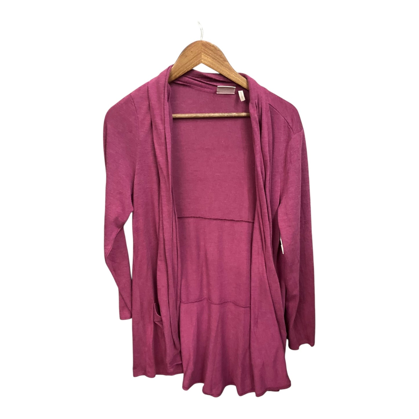 Cardigan By Logo In Maroon, Size: L