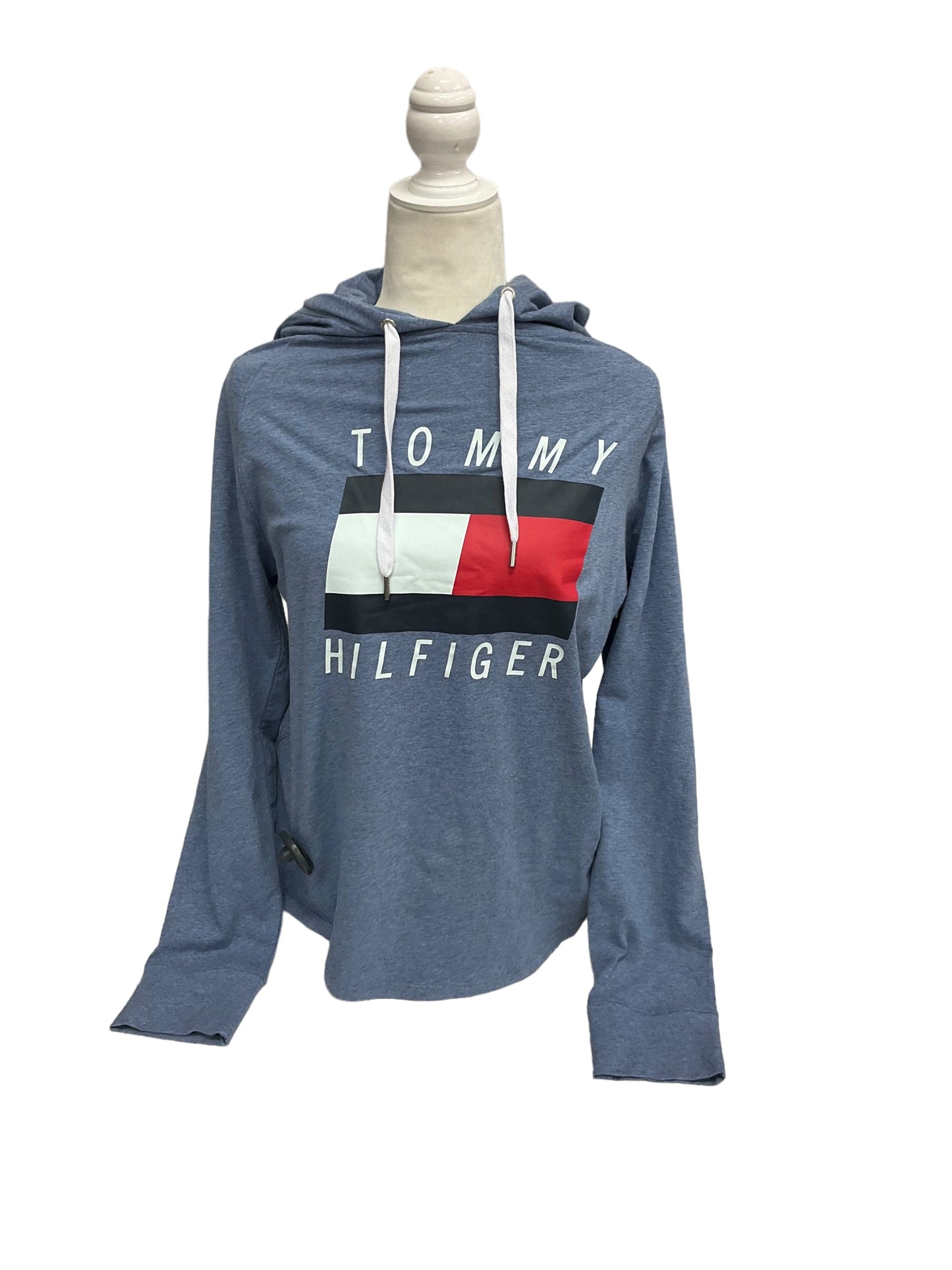 Athletic Top Long Sleeve Collar By Tommy Hilfiger  Size: L