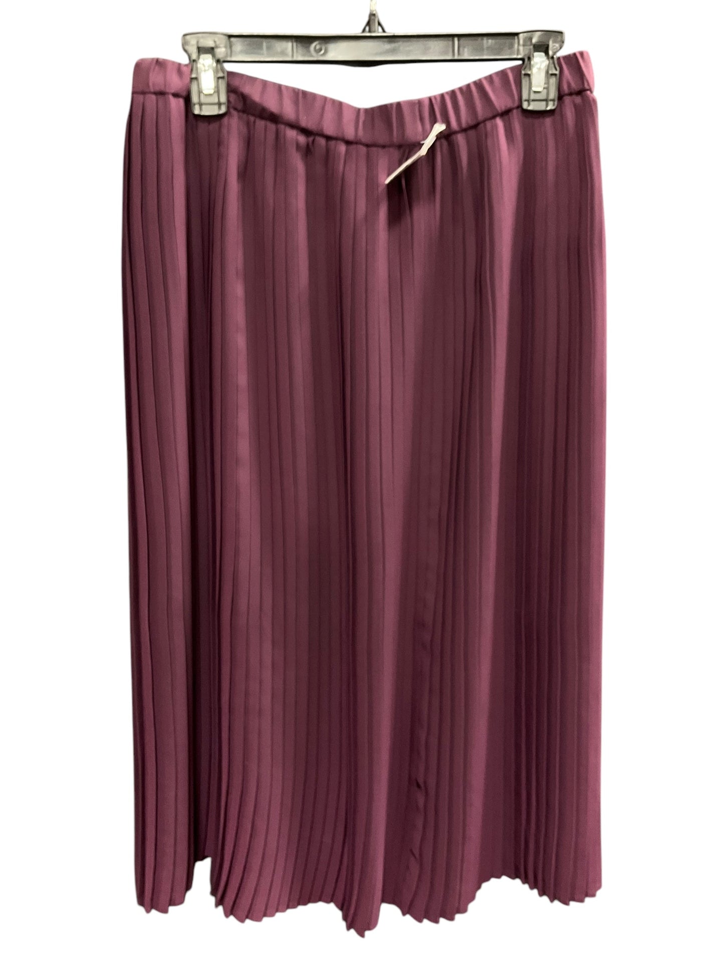 Skirt Midi By Eileen Fisher In Purple, Size: 4