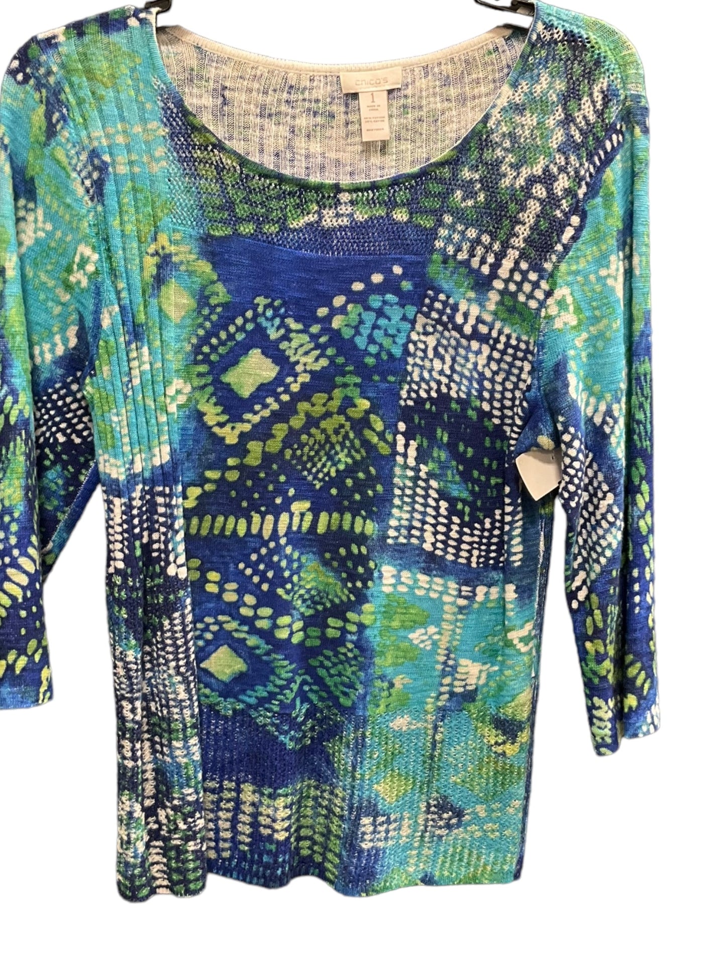 Blue & Green Sweater Chicos, Size S