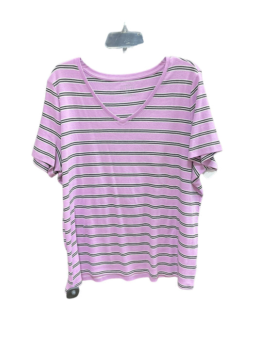 Purple Top Short Sleeve Talbots, Size 2x