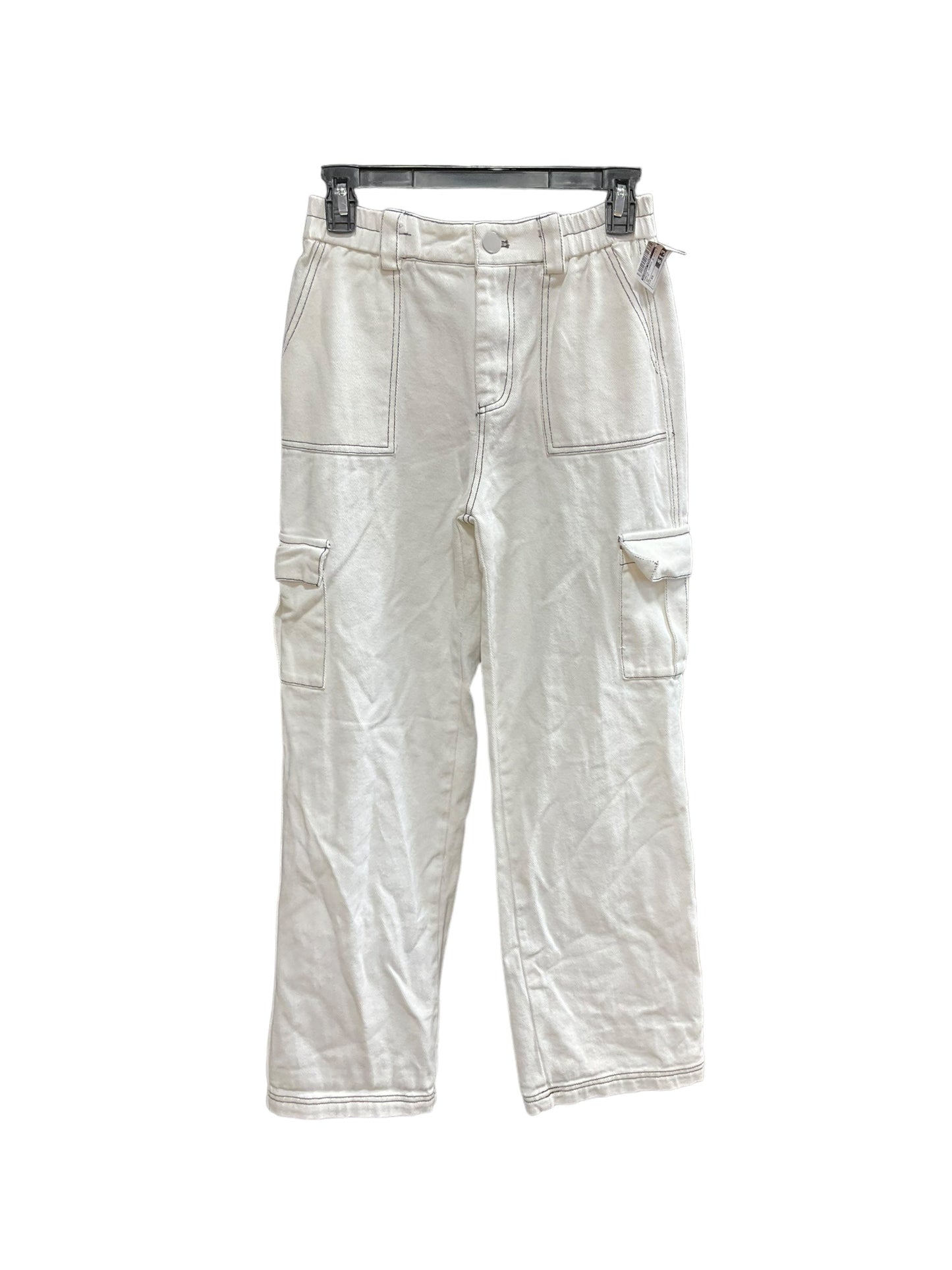 White Pants Cargo & Utility Gianni Bini, Size Xs