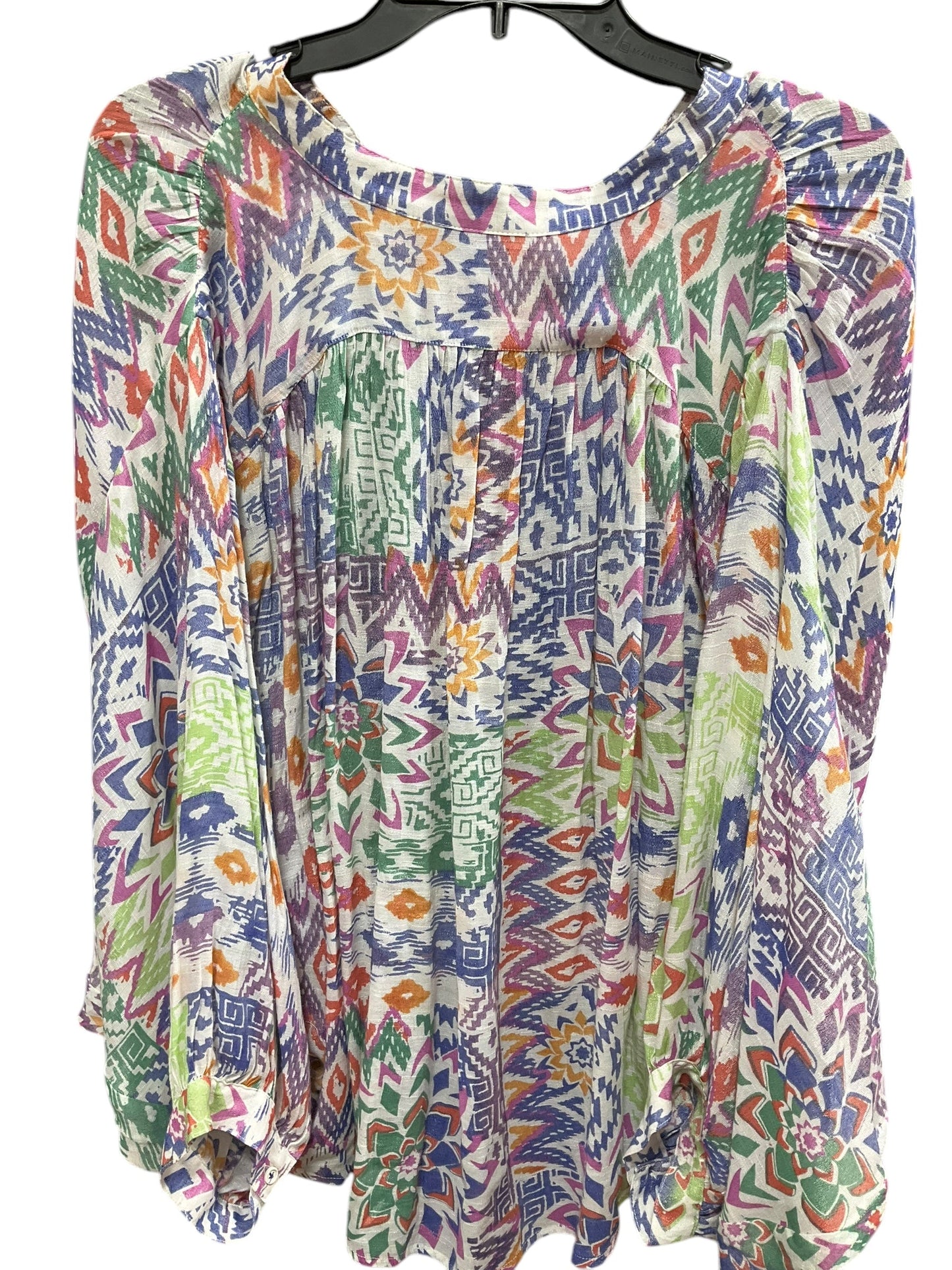 Top Long Sleeve By Maeve In Multi-colored, Size: M