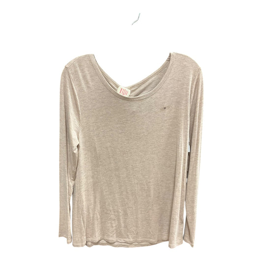 Top Long Sleeve By Maurices In Brown, Size: M