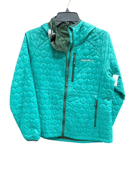 Jacket Puffer & Quilted By Eddie Bauer In Green, Size: M