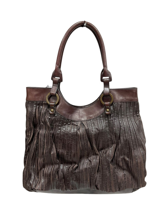 Handbag Leather By Coldwater Creek, Size: Large