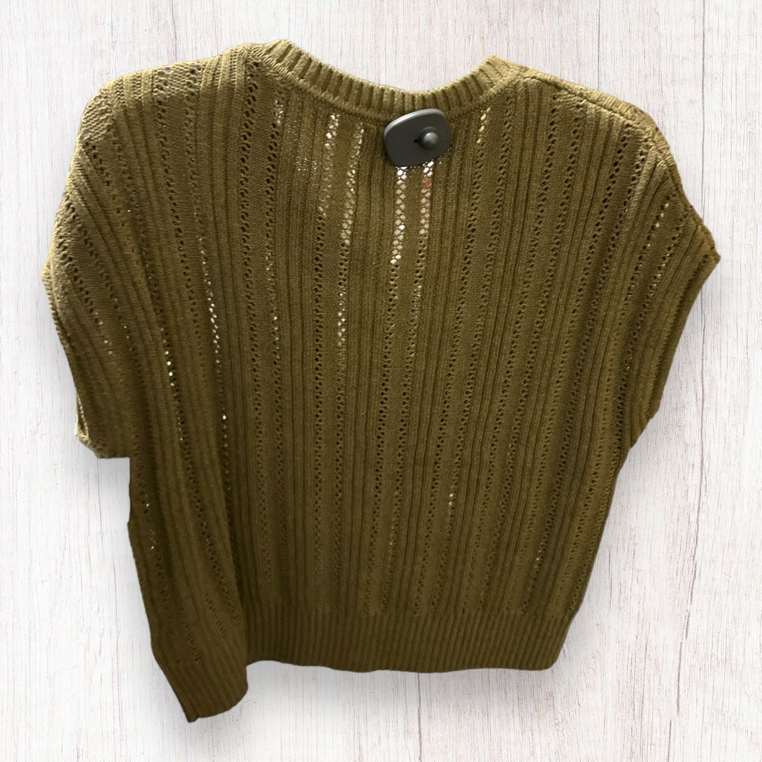 Sweater Short Sleeve By Joie In Green, Size: S