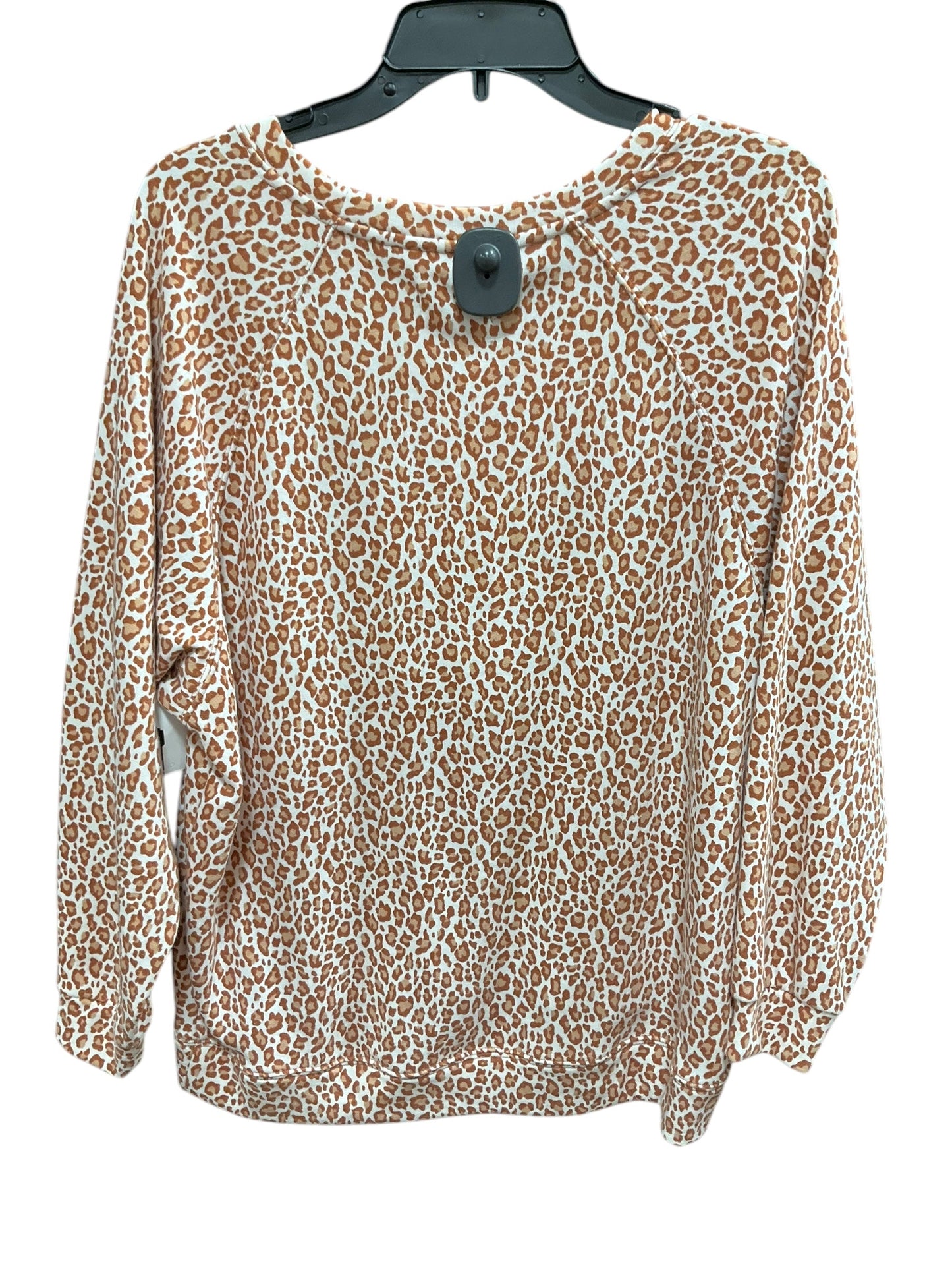 Sweatshirt Crewneck By Loft In Animal Print, Size: Xs