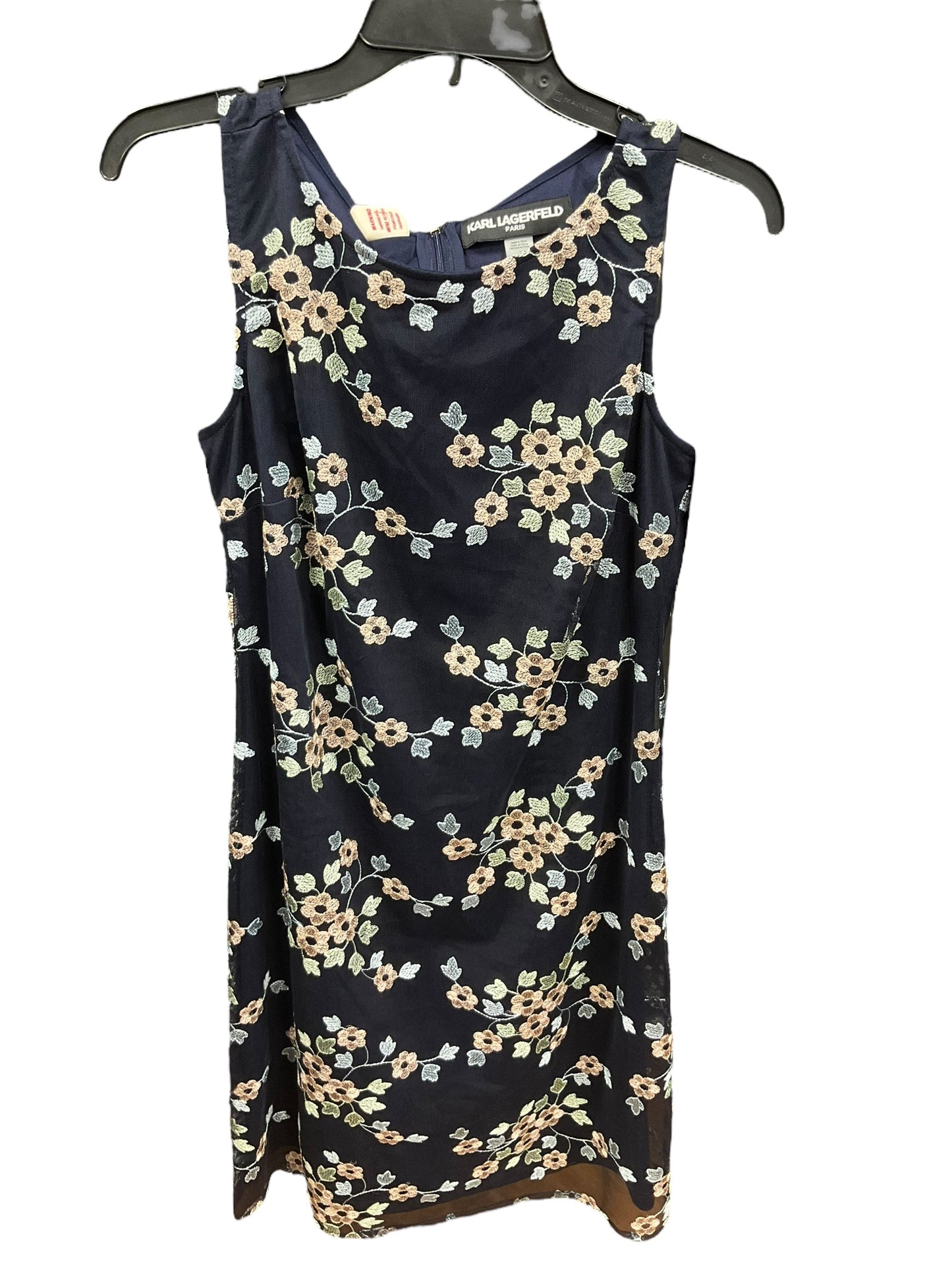 Dress Set 2pc By Karl Lagerfeld In Floral Print, Size: S