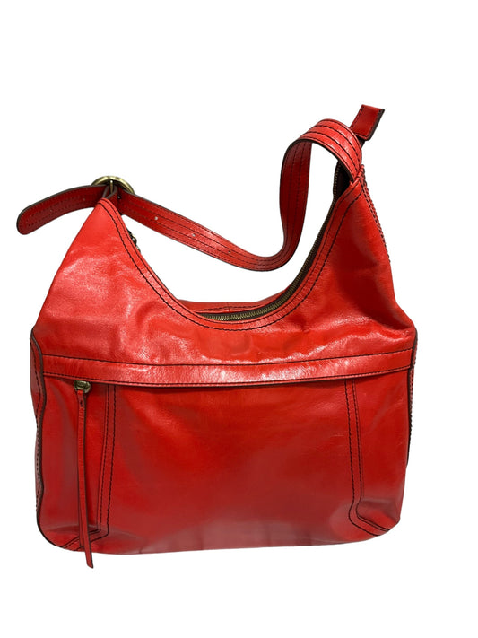 Handbag Leather Hobo Intl, Size Medium